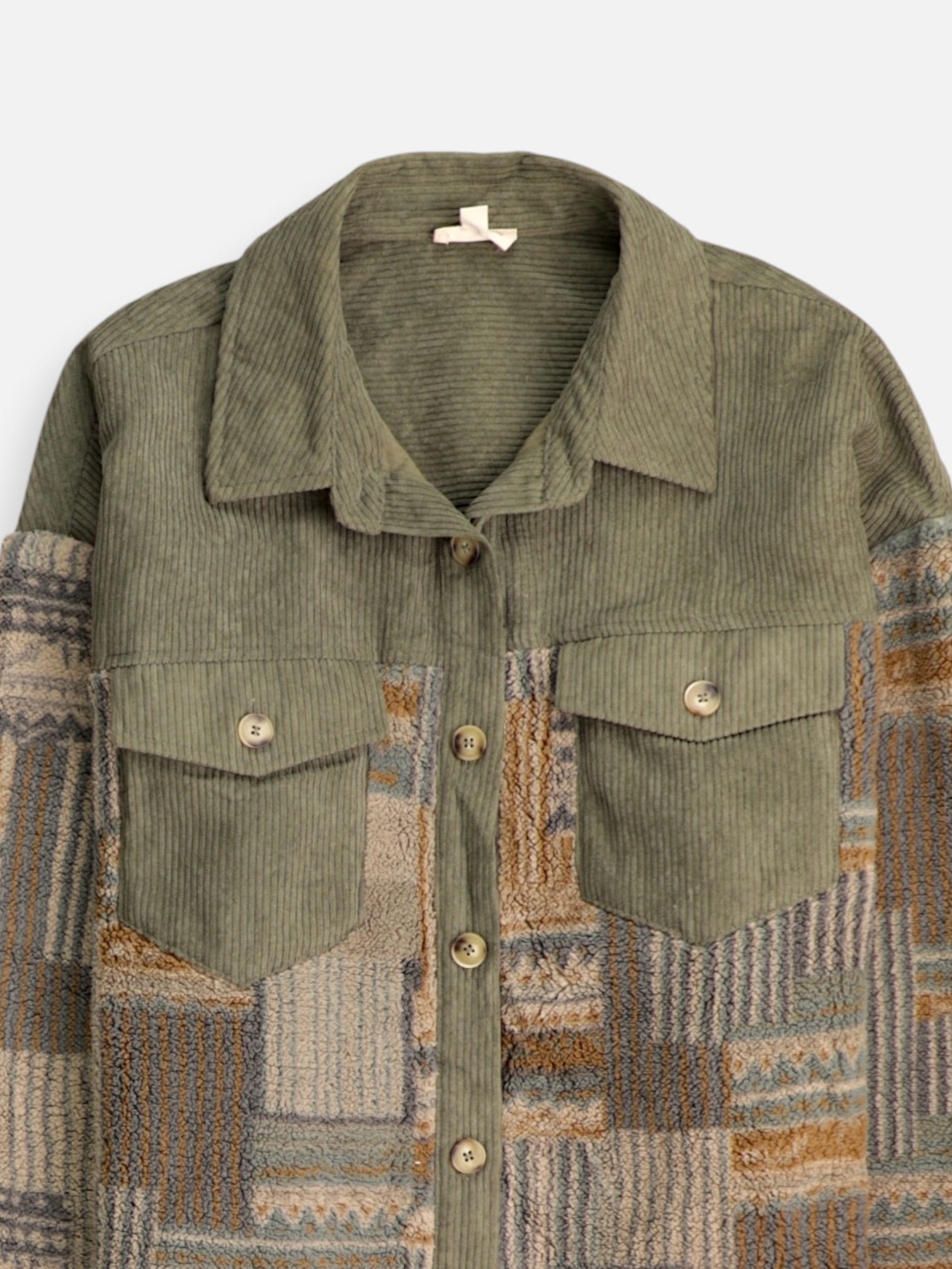 Chaqueta Sobrecamisa Corduroy - Mujer - Medium