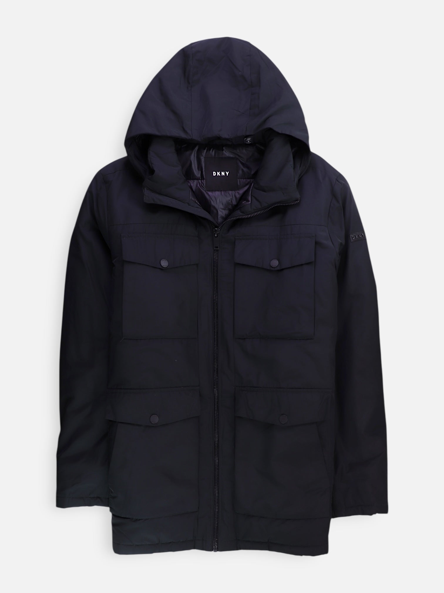 DKNY Chaqueta Impermeable Cargo - Hombre - Large