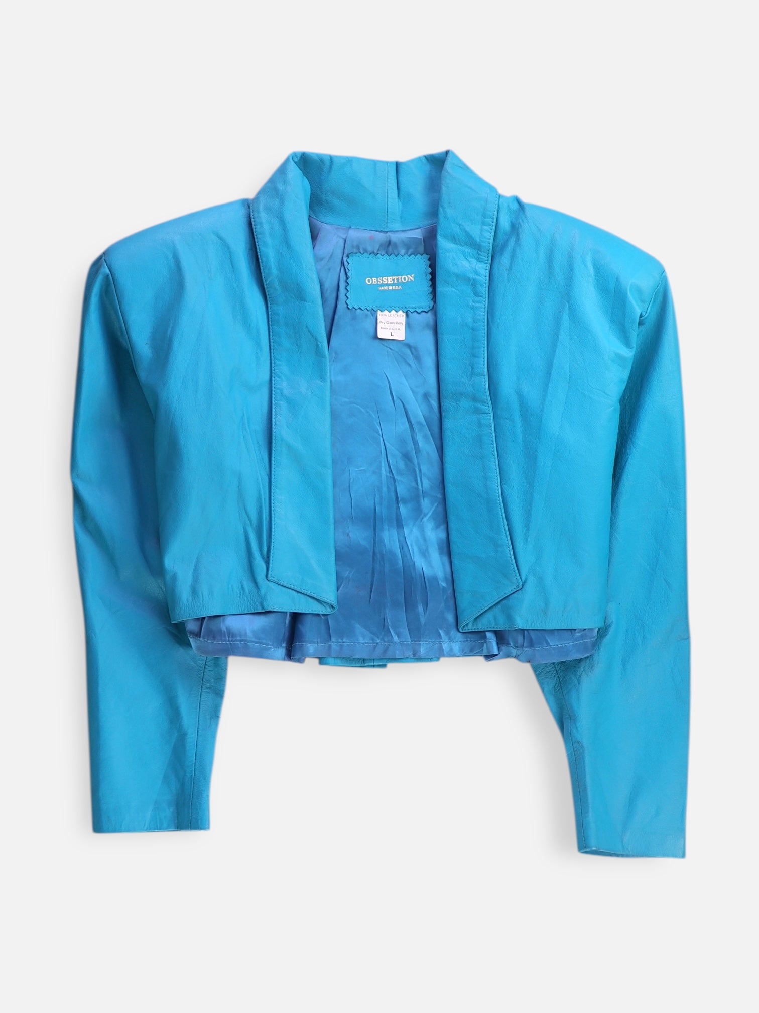 Chaqueta Casual Crop Top - Mujer - Large
