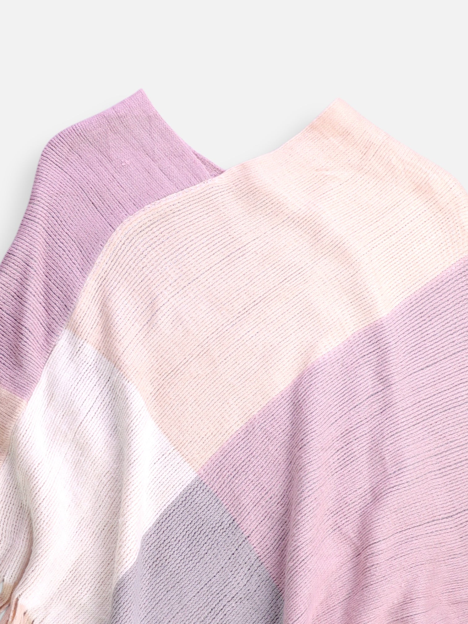 Poncho Color Block - Mujer - Talla Única (One Size)