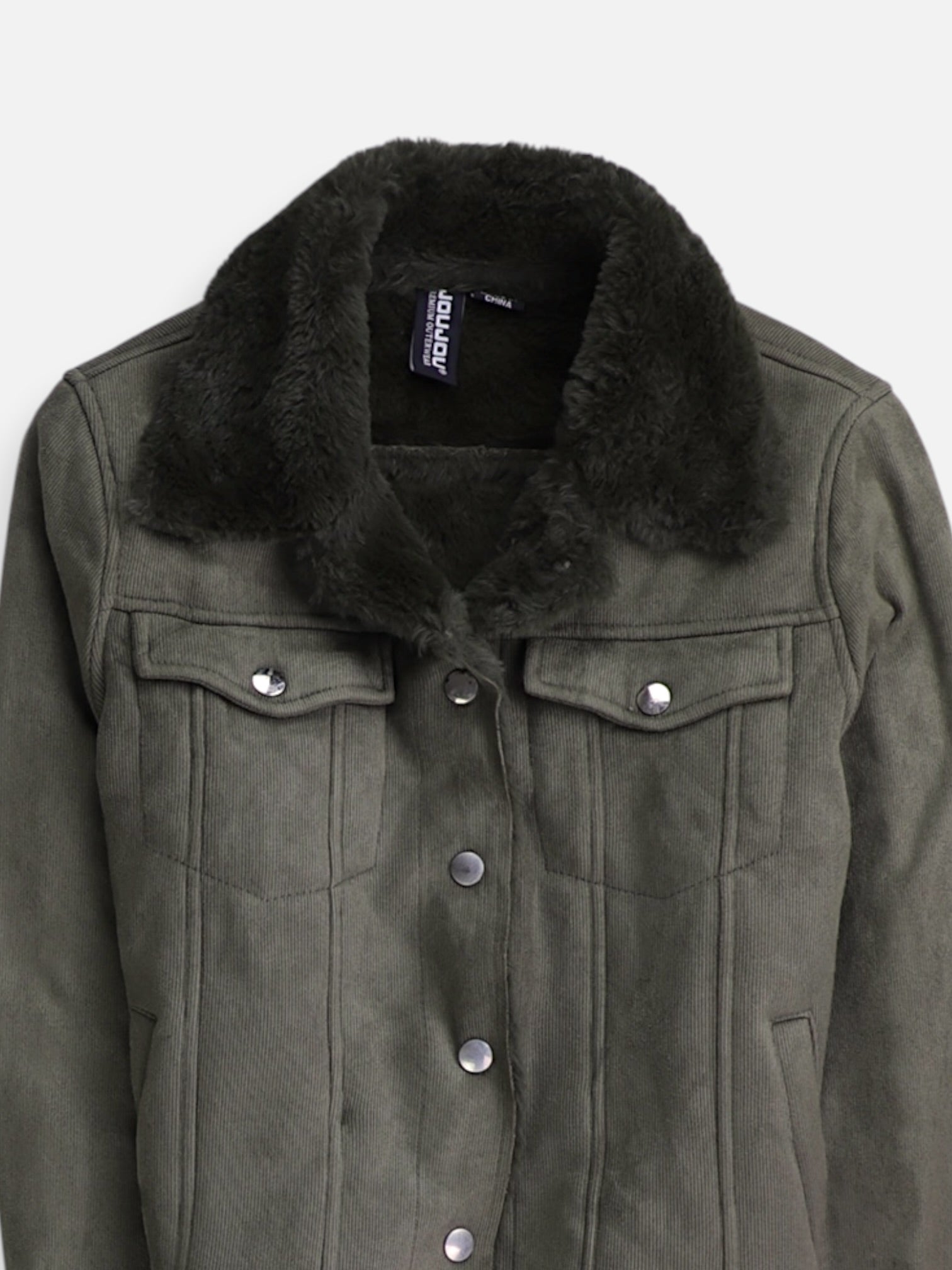 Chaqueta Sherpa Trucker Corduroy - Mujer - Small