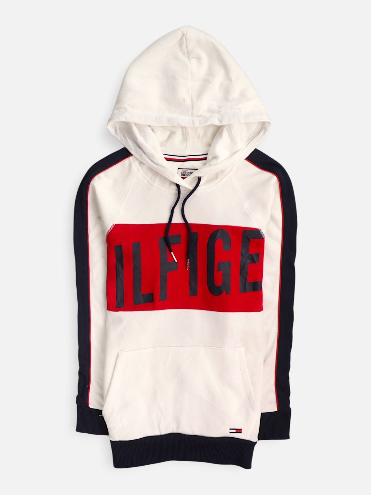 Tommy Hilfiger Sudadera Hoodie Color Block - Hombre - Small