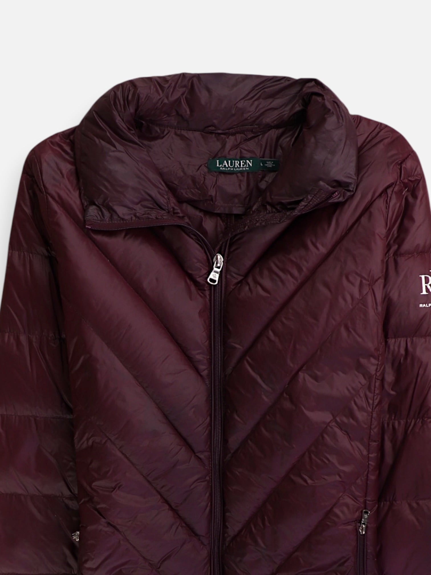 Polo Ralph Lauren Abrigo Impermeable Puffer - Mujer - Large