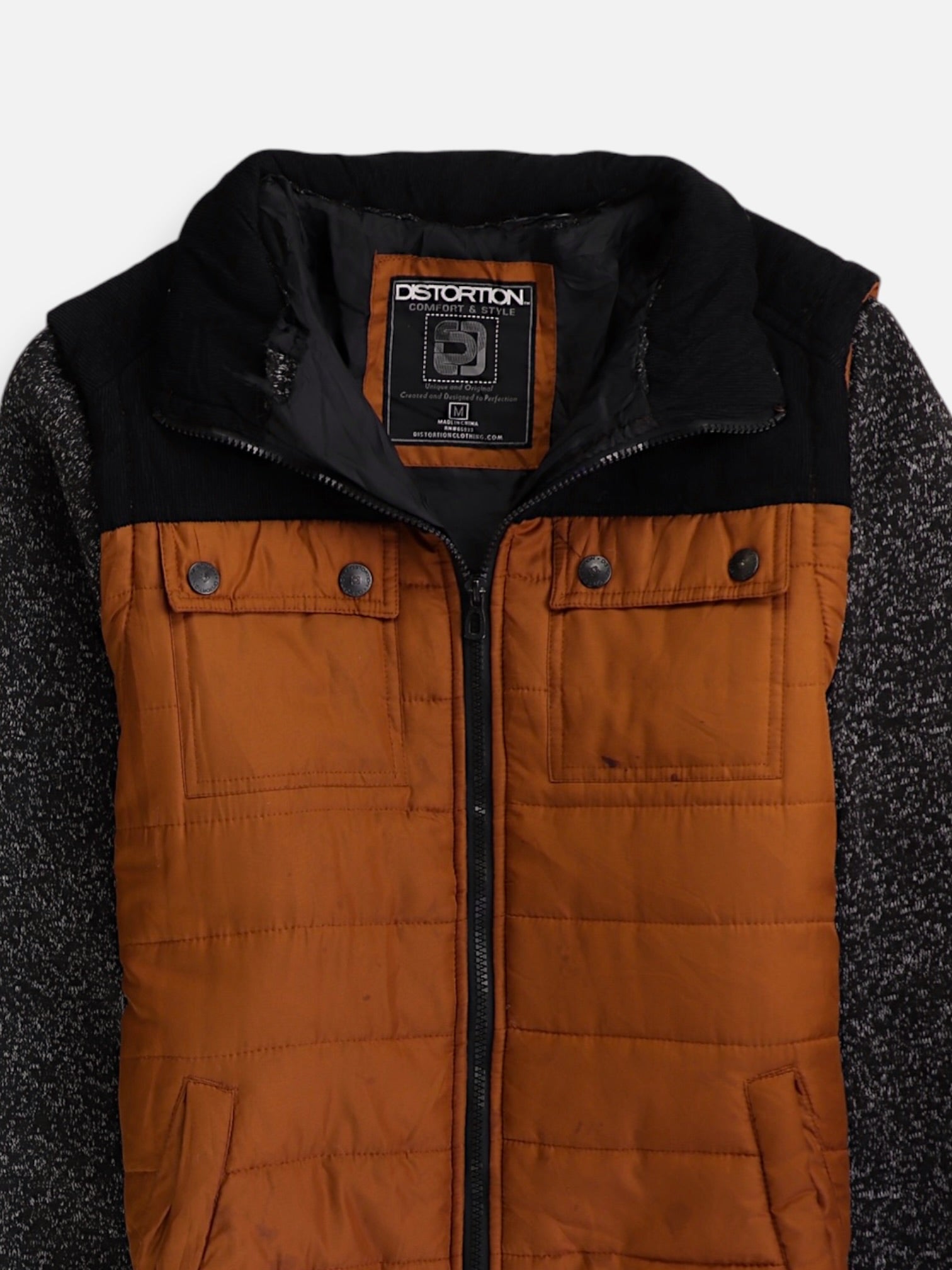 Chaqueta Casual Color Block - Hombre - Medium