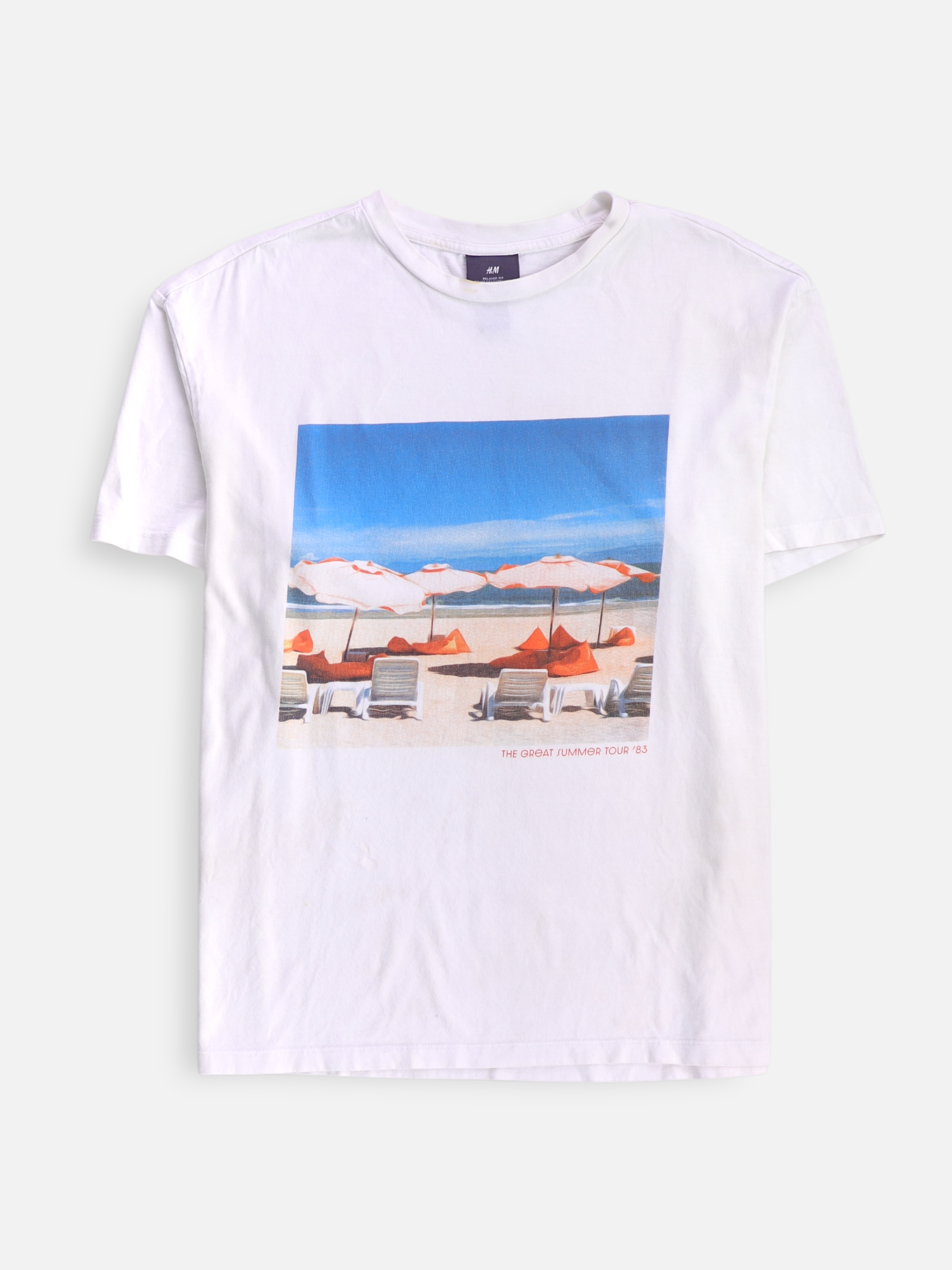 H&M Camiseta Grafica - Hombre - Medium