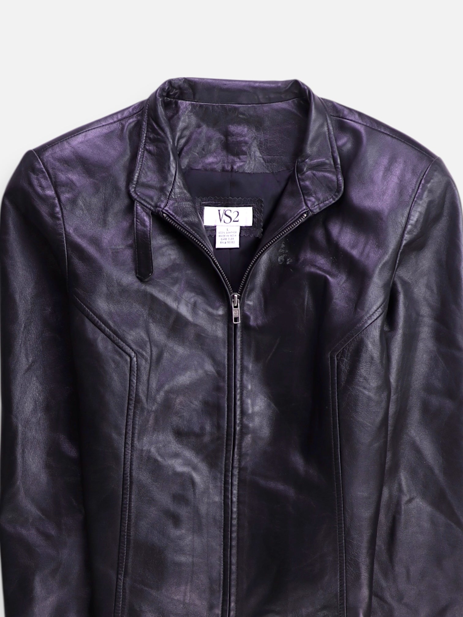 Chaqueta Casual Cuero - Mujer - Large