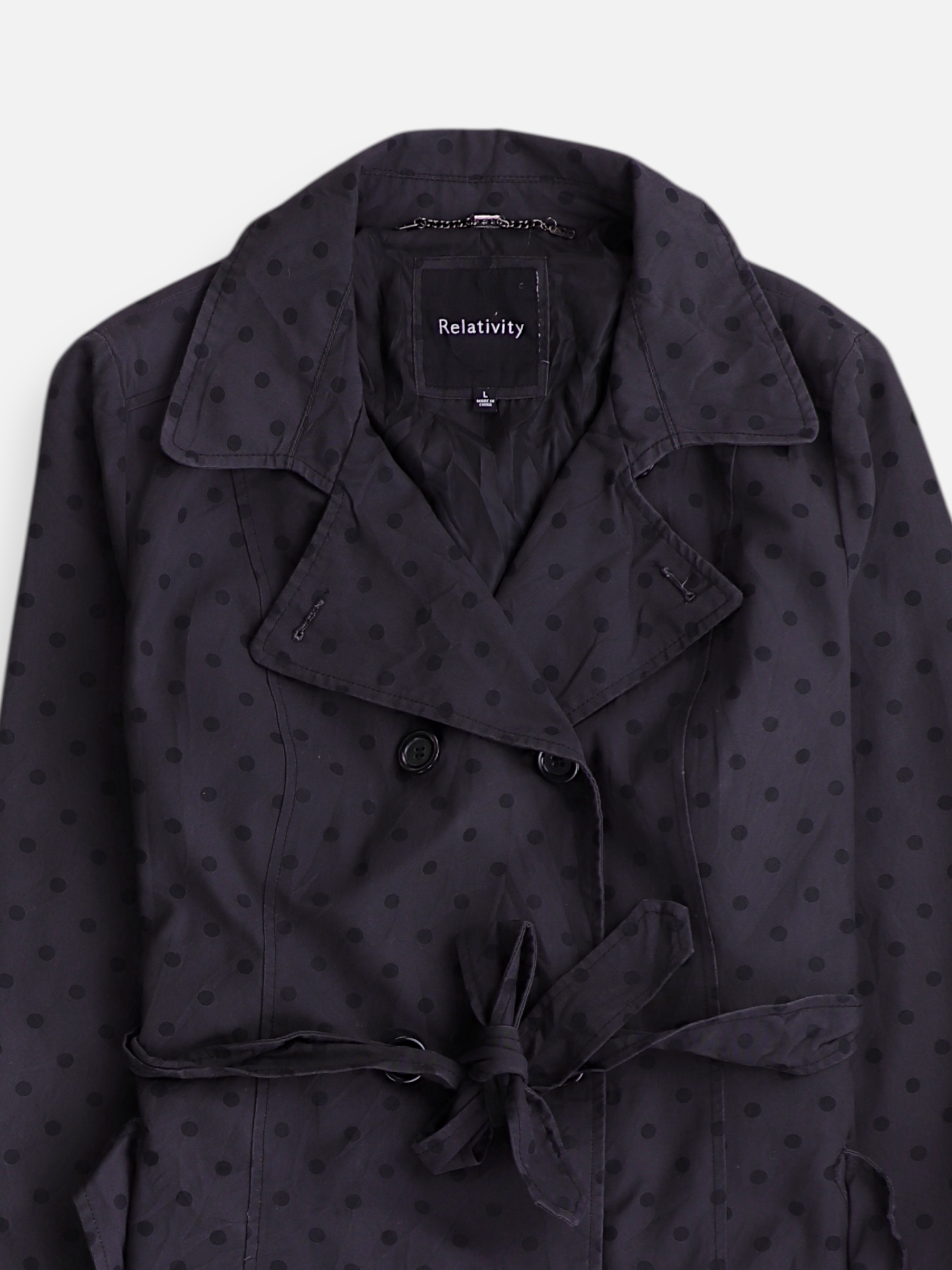 Chaqueta Trench coat Basic - Mujer - Large