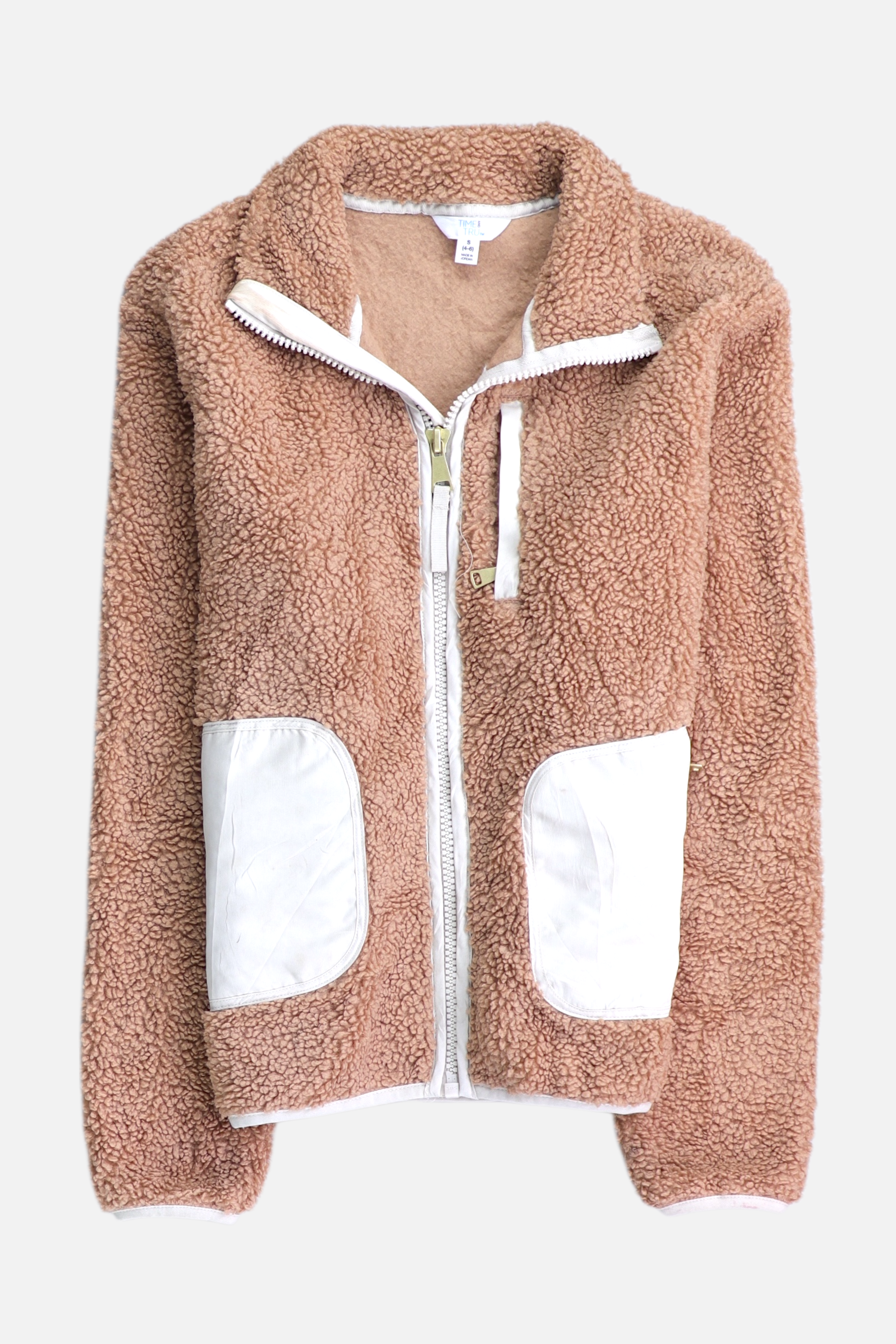 TIME THRU Sueter Fleece Teddy - Mujer - Small
