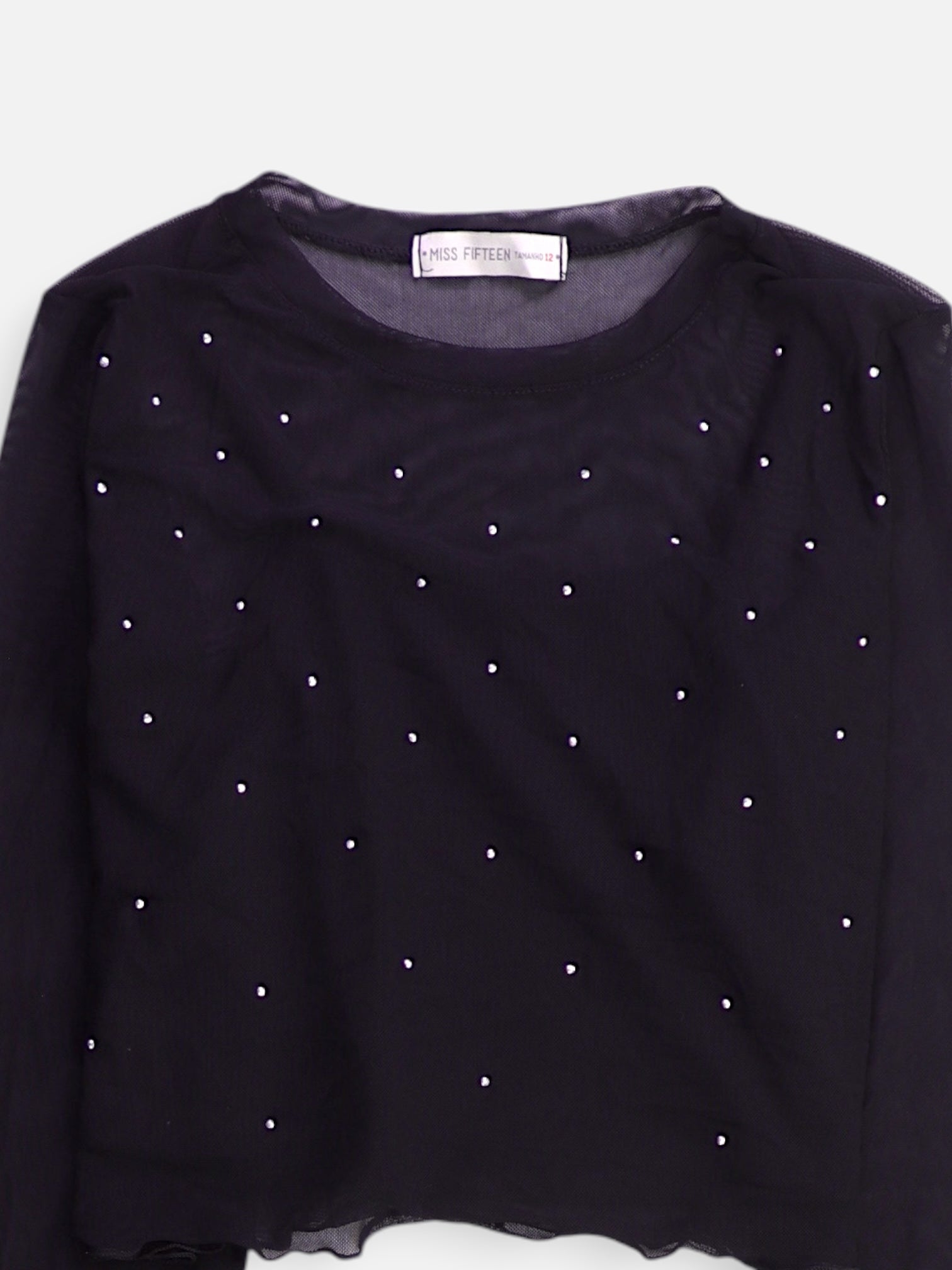 Blusa Crop Top - Niña - Small - 12-13Y (Años)