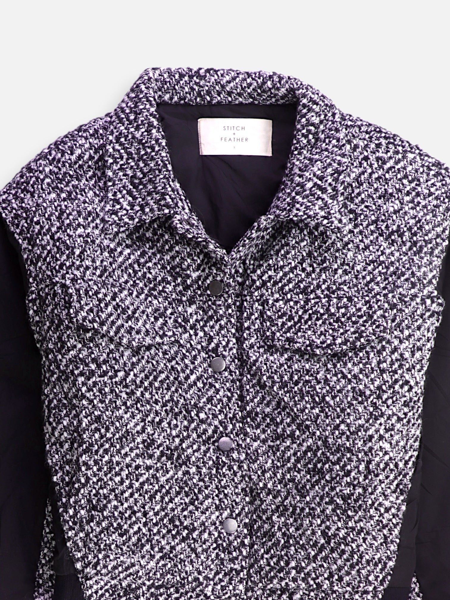 Chaqueta Bomber  Color Block - Mujer - Small