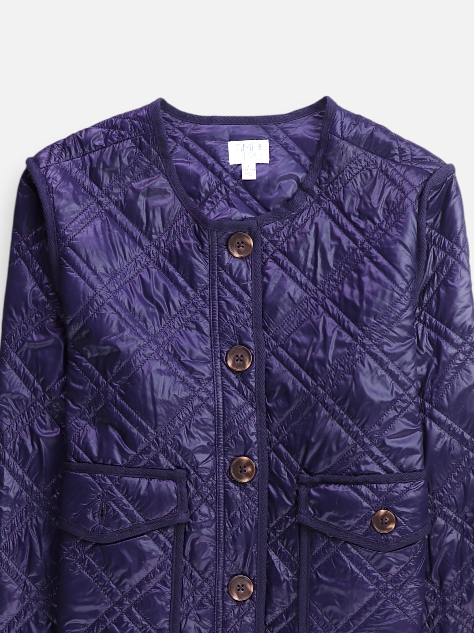 TIME THRU Chaqueta Casual Impermeable - Mujer - Large