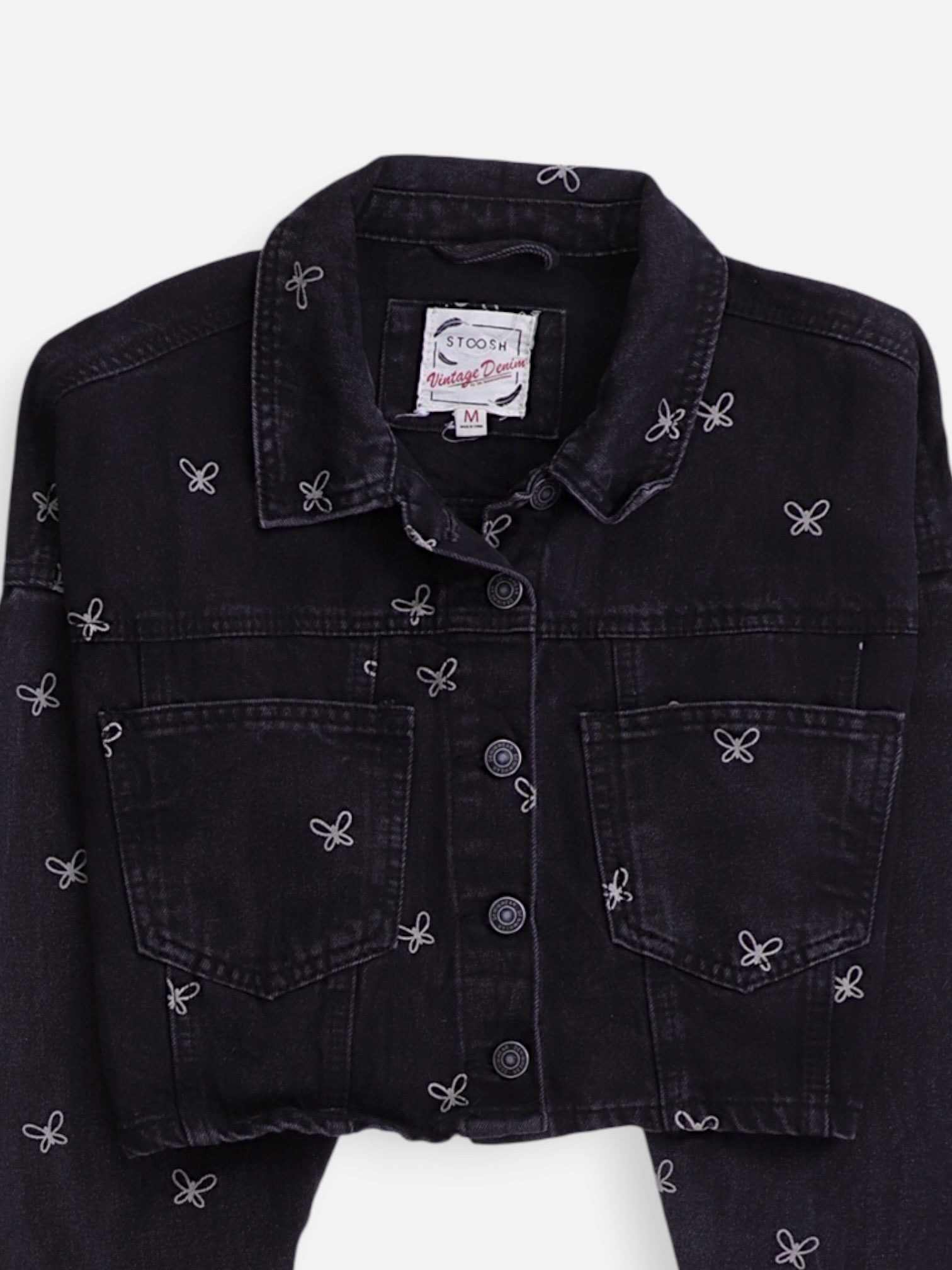 Chaqueta Denim  Crop Top - Mujer - Medium