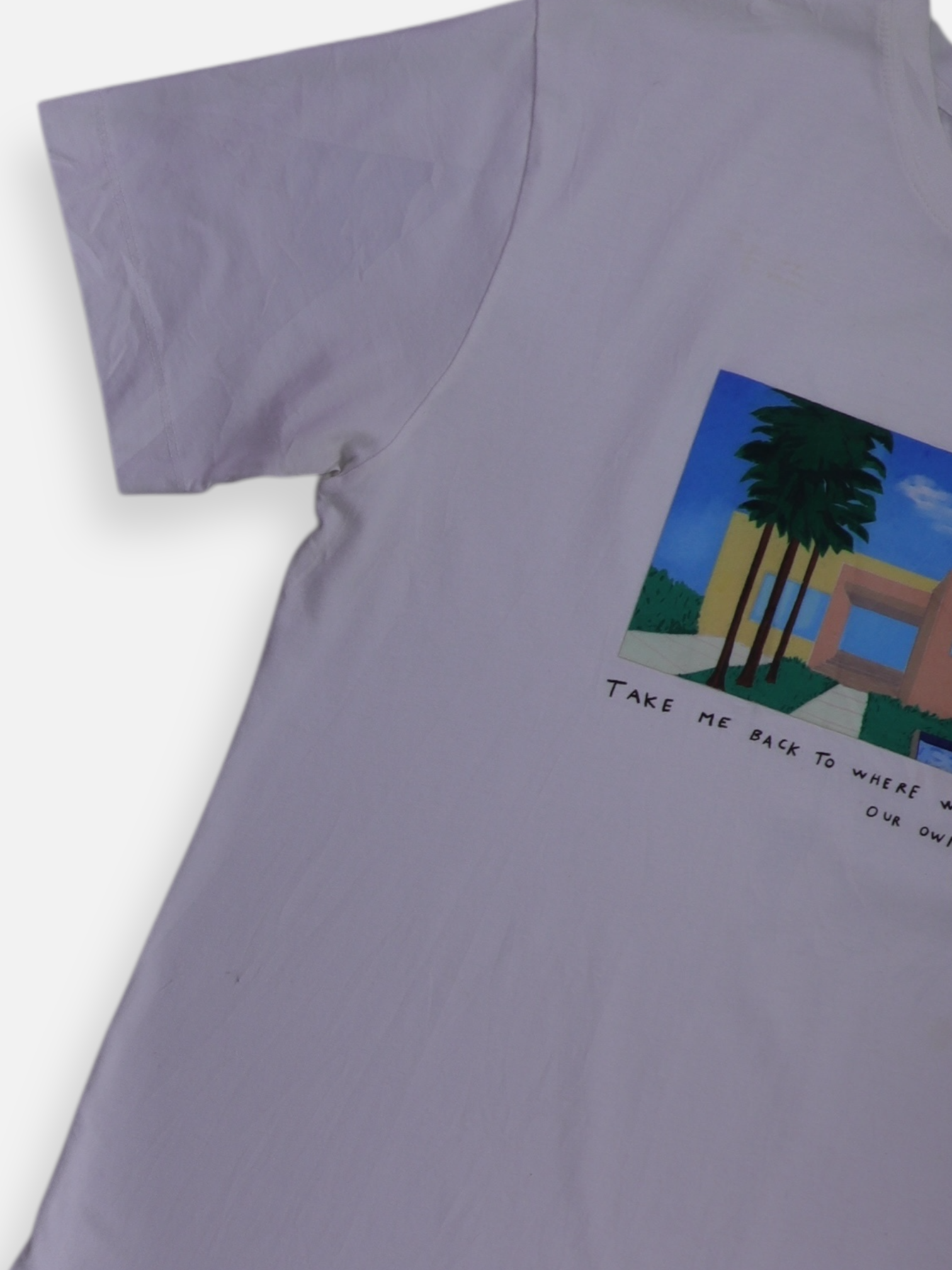 ZARA Camiseta Grafica - Hombre - Small