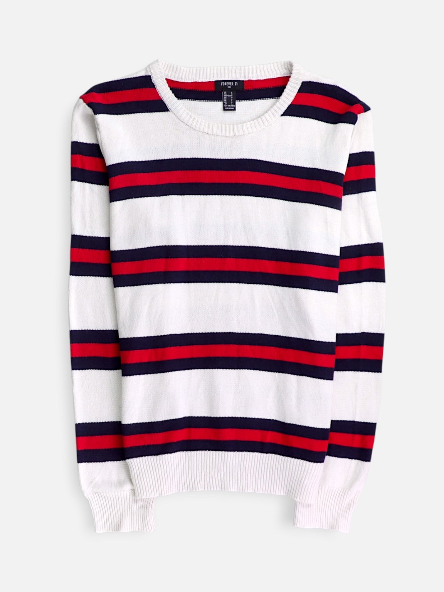 Forever 21 Sueter Knit Color Block - Hombre - Medium