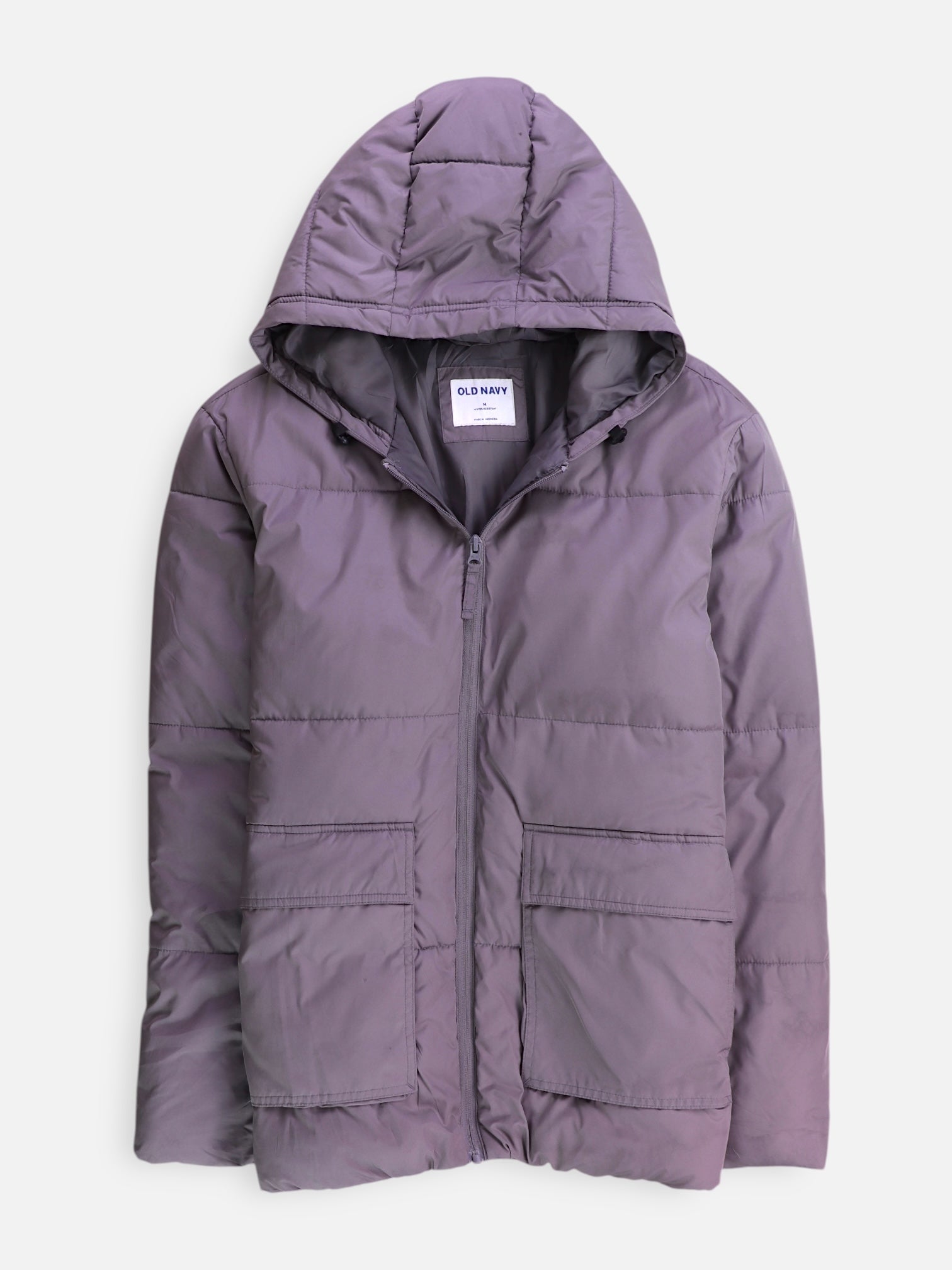 Old Navy Chaqueta Puffer Impermeable - Hombre - Medium
