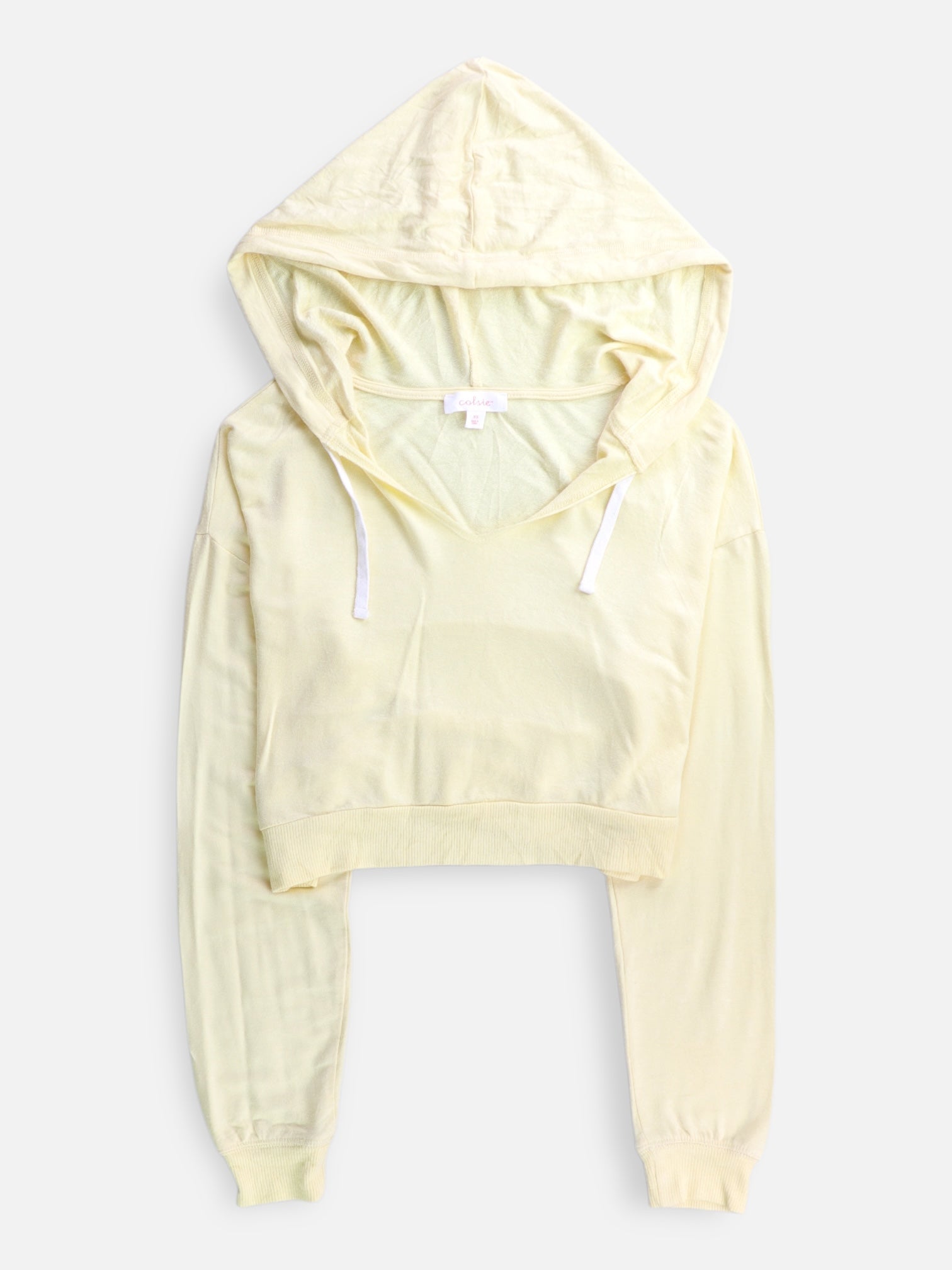 Sudadera Hoodie Crop Top - Mujer - XS