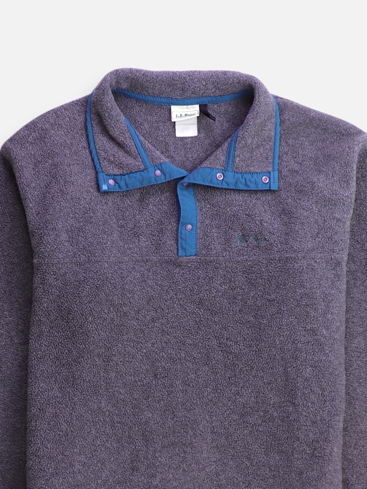 LL BEAN Sueter Fleece Casual - Hombre - Small