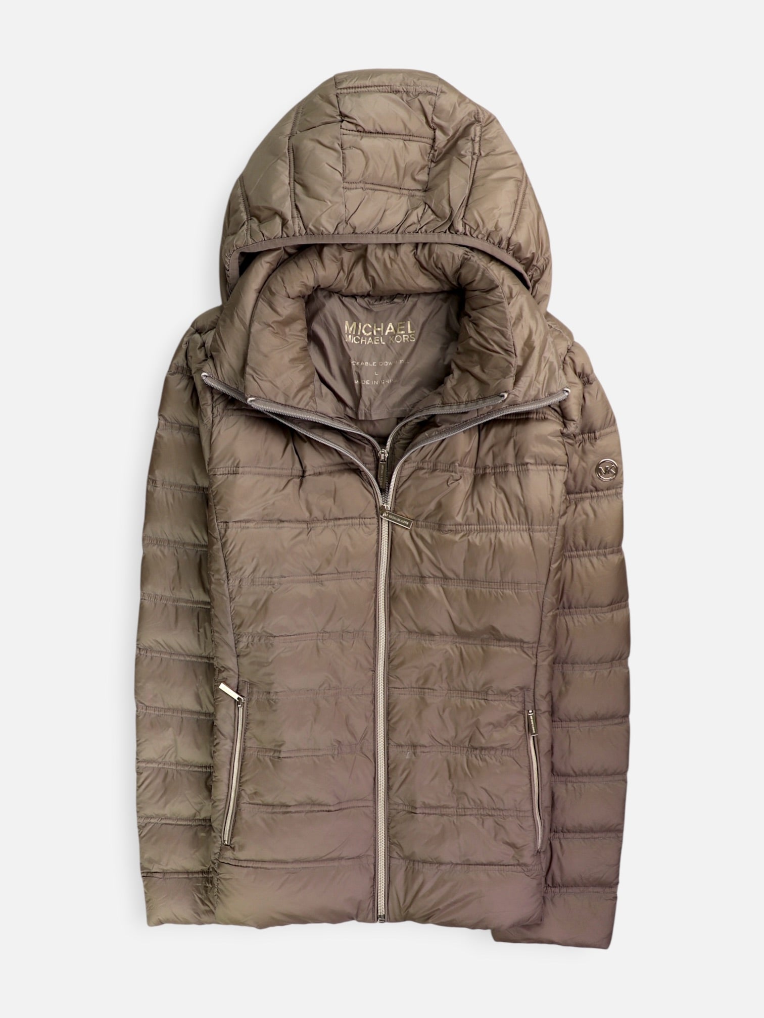 Michael Kors Chaqueta Puffer Impermeable - Mujer - Large
