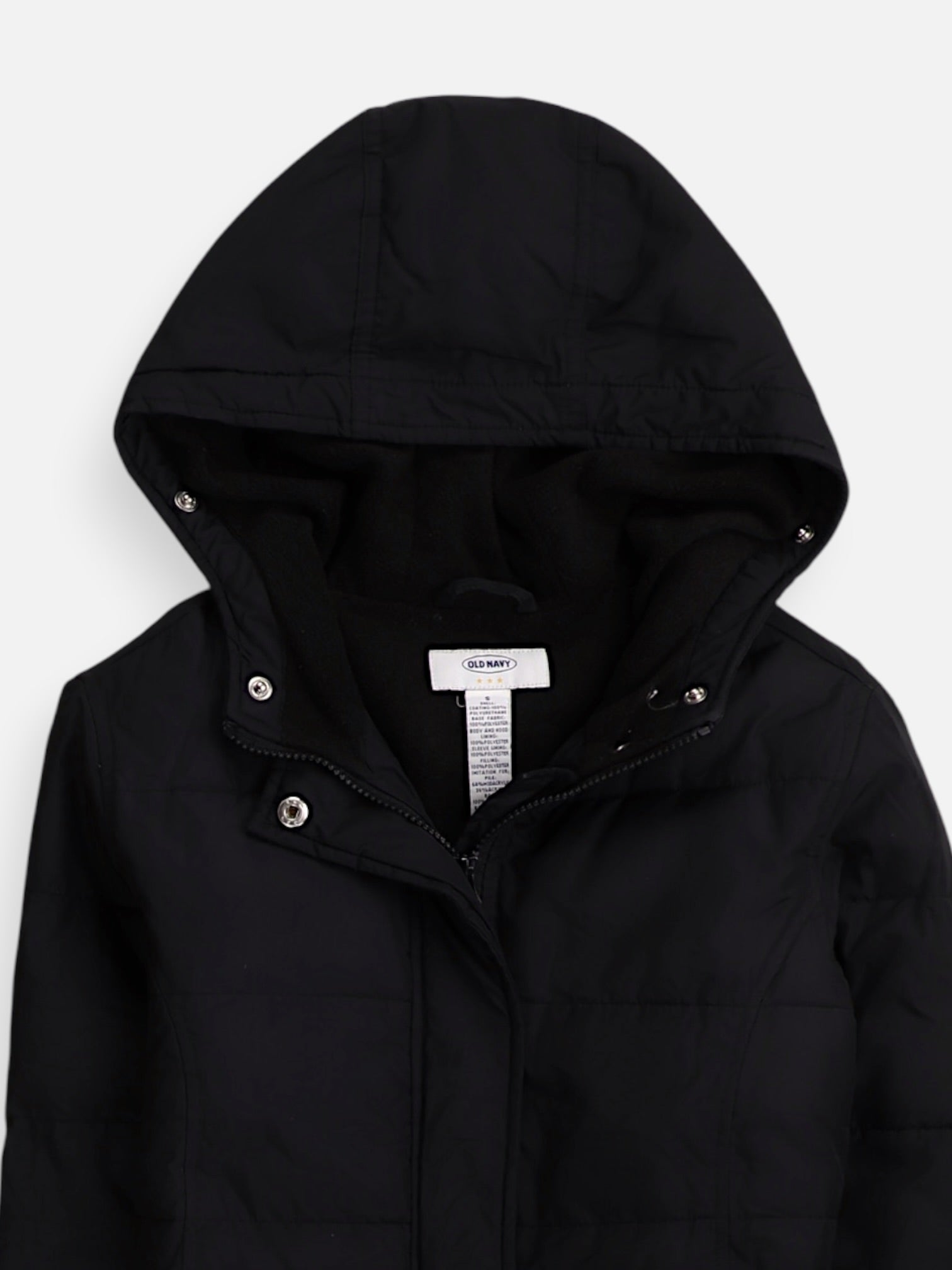 Old Navy Abrigo Impermeable Puffer - Mujer - Small