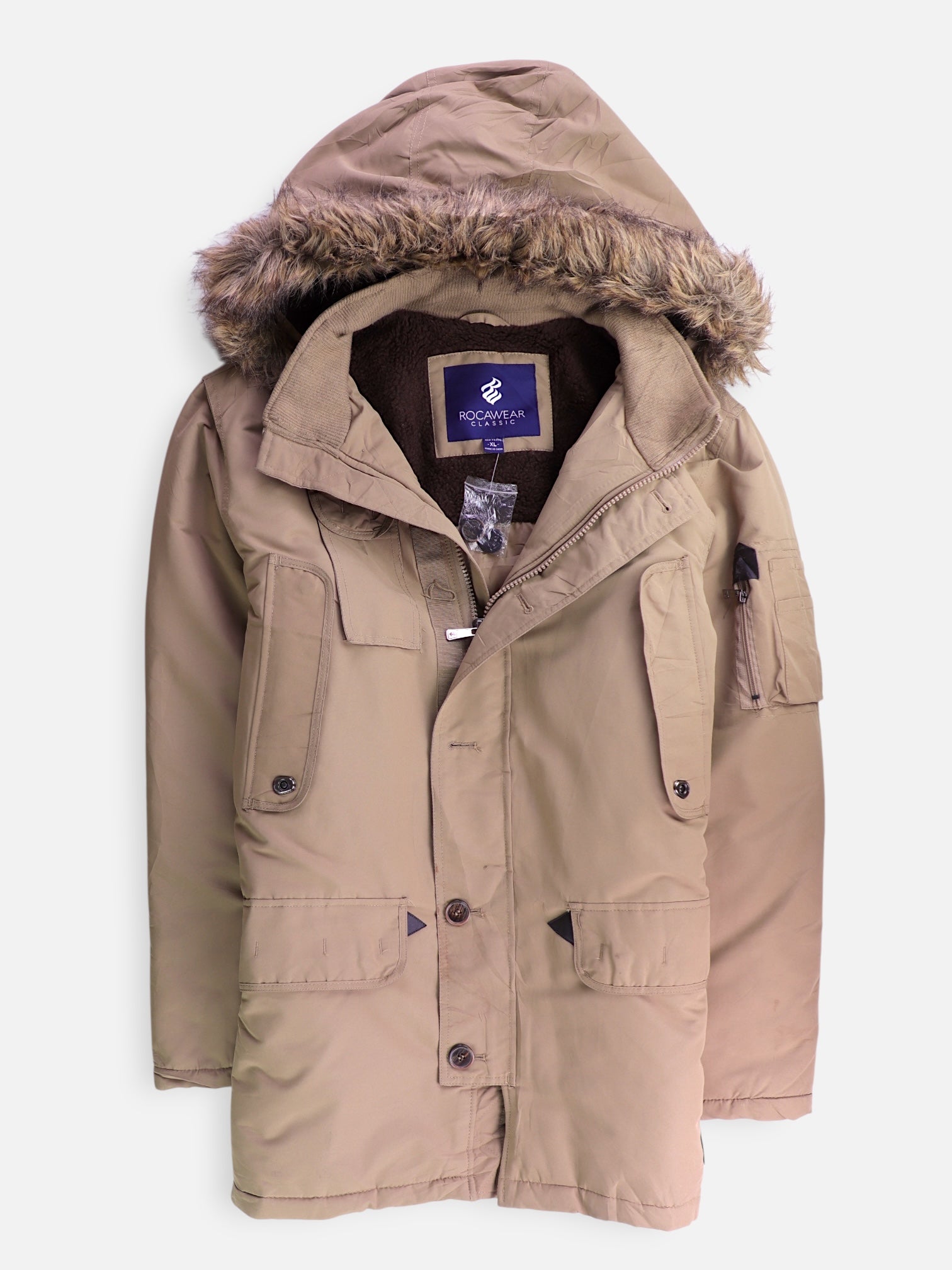 RocaWear Abrigo Impermeable Impermeable - Hombre - XL