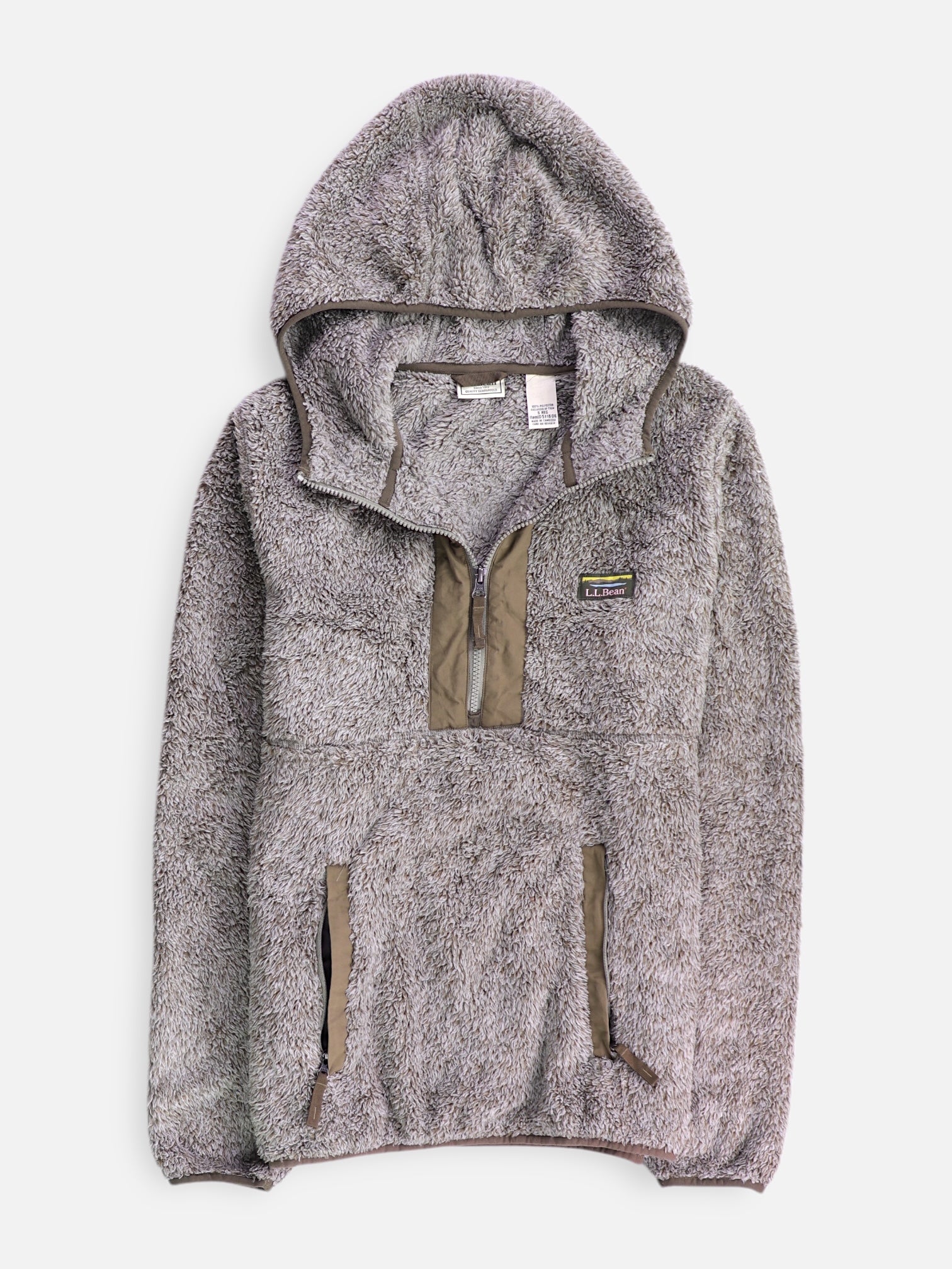 LL BEAN Sudadera Hoodie Teddy - Hombre - Small