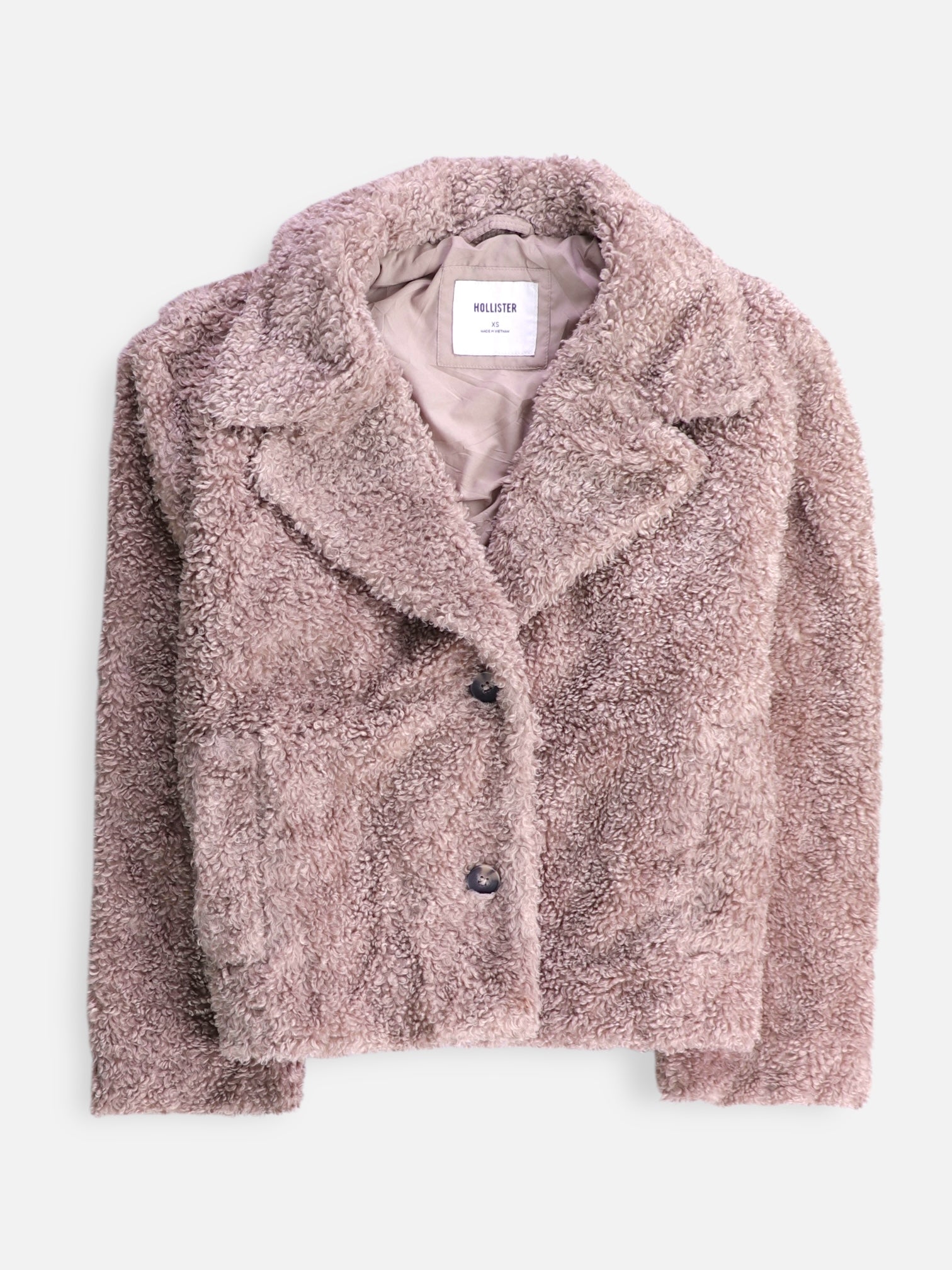 Hollister Chaqueta Casual Teddy - Mujer - XS