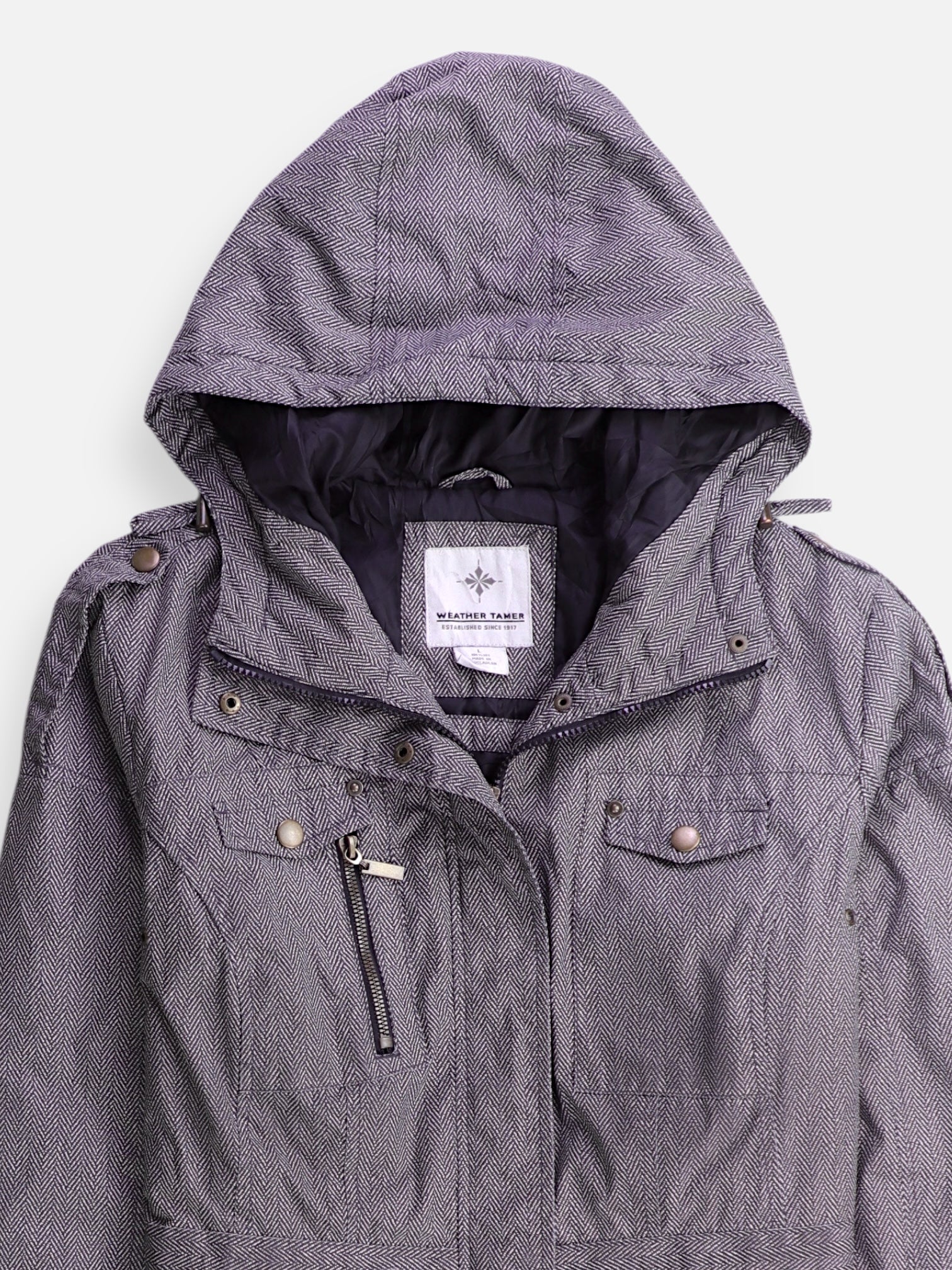Chaqueta Impermeable Cargo - Mujer - Large