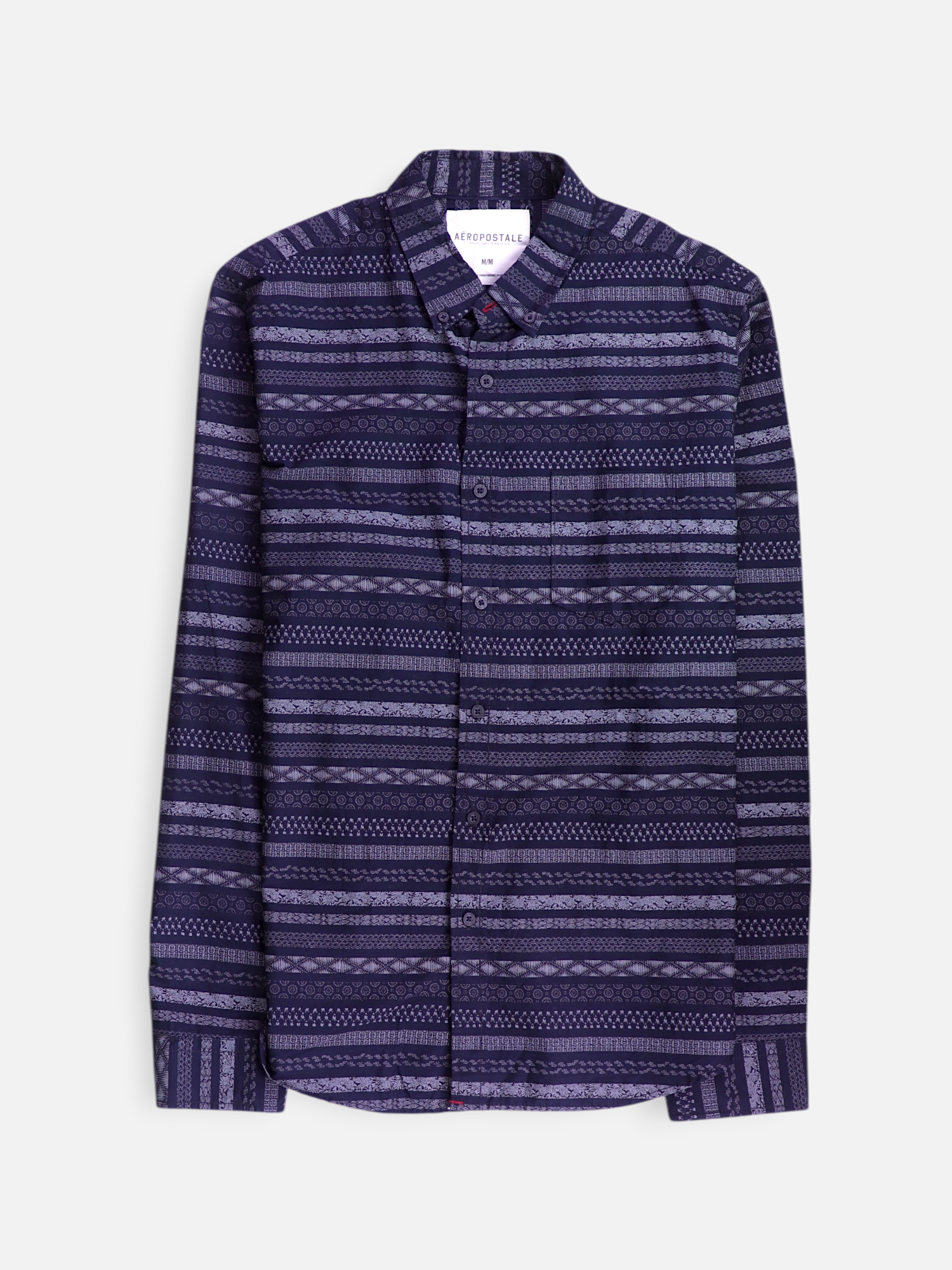 Aeropostale Camisa Casual - Hombre - Medium