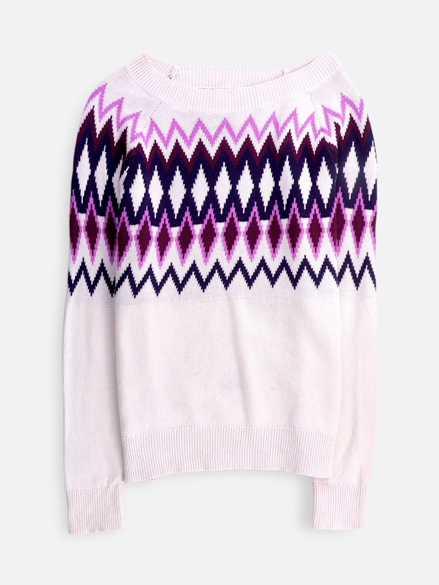 LOFT Sueter Knit Color Block - Mujer - Medium