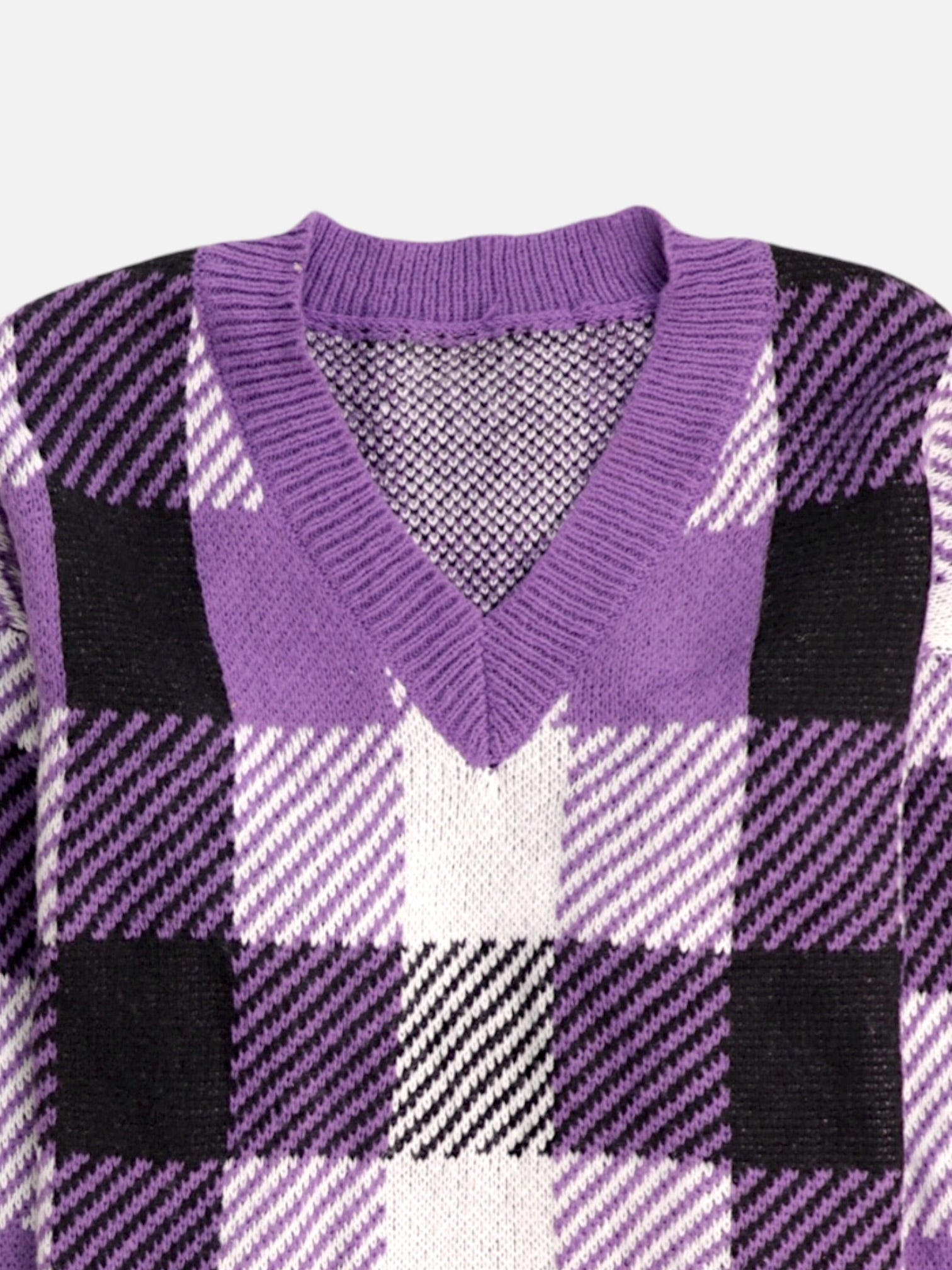 SHEIN Sueter basic Color Block - Mujer - XL