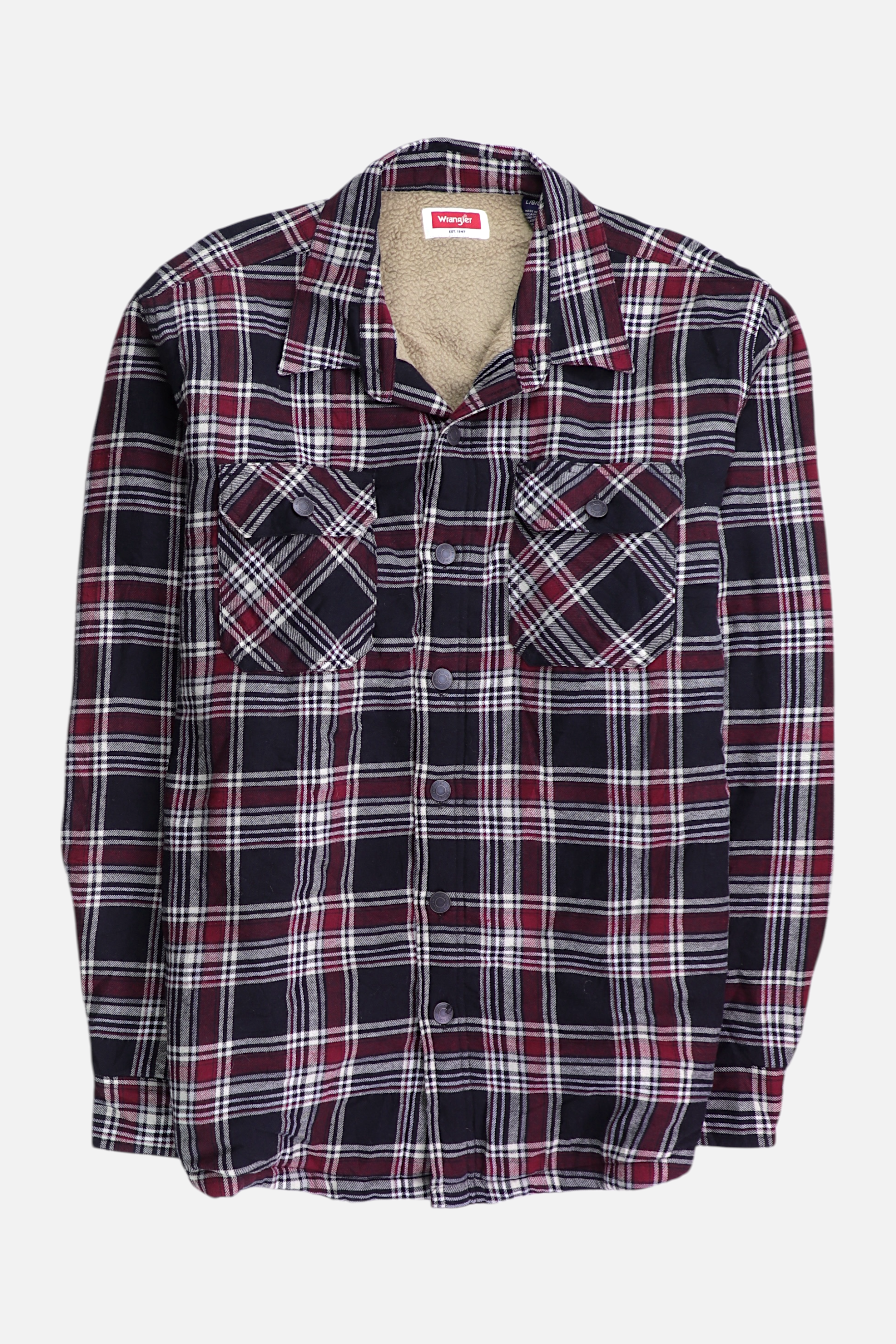 Wrangler Chaqueta Sobrecamisa Color Block - Hombre - Large