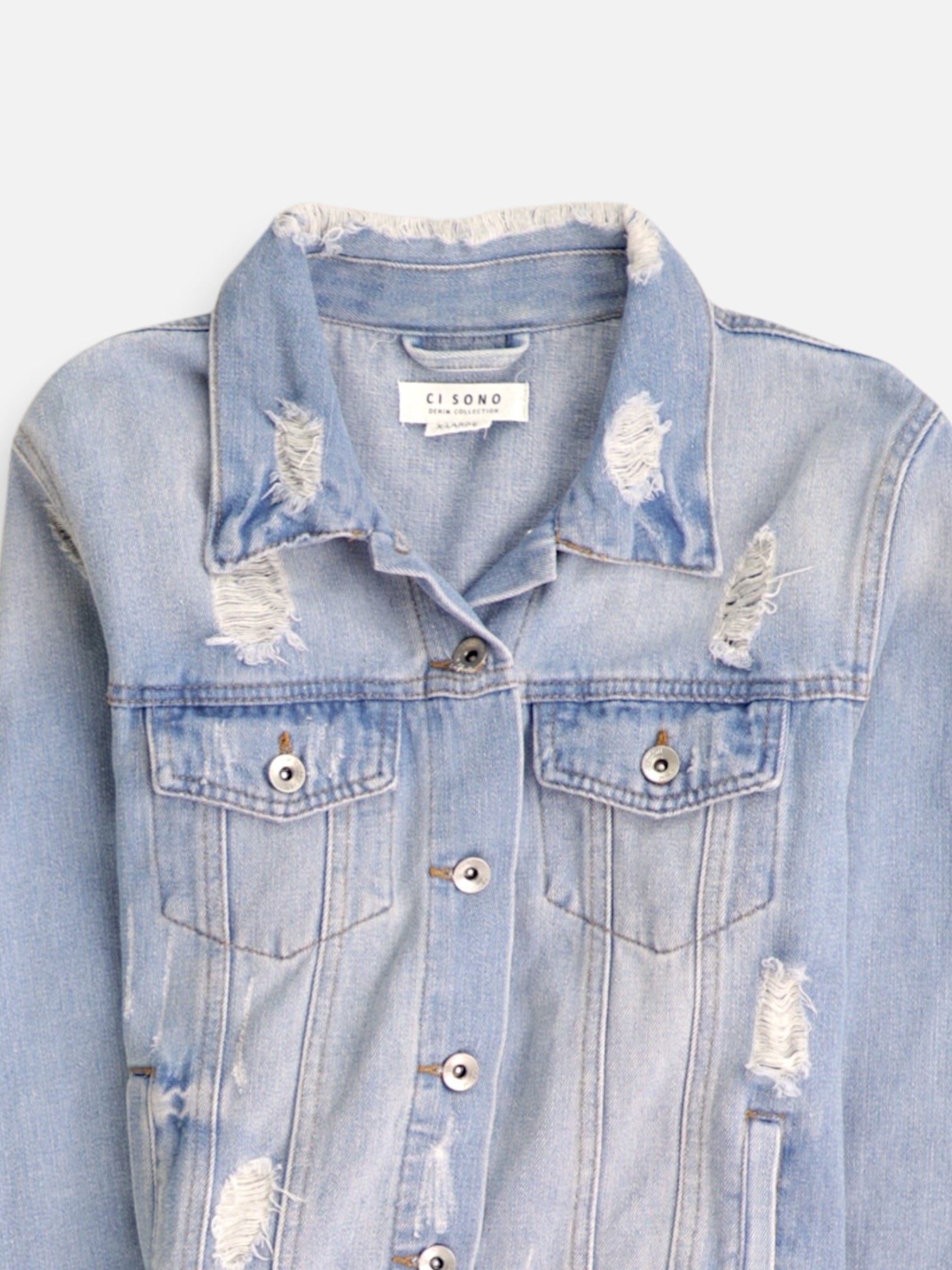 Ci Sono Chaqueta Casual Denim - Mujer - XL