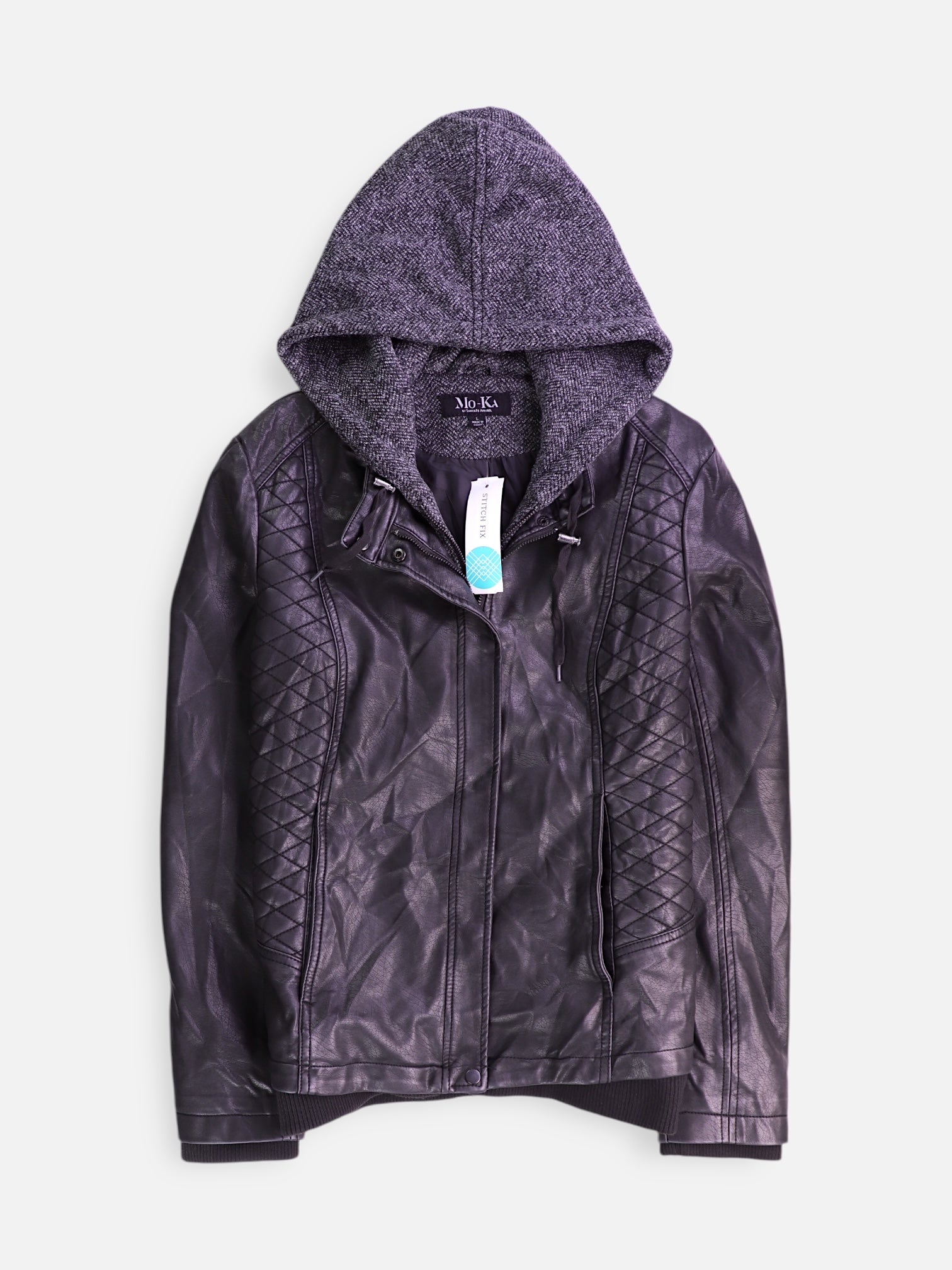Chaqueta Cuero Basic - Hombre - Large