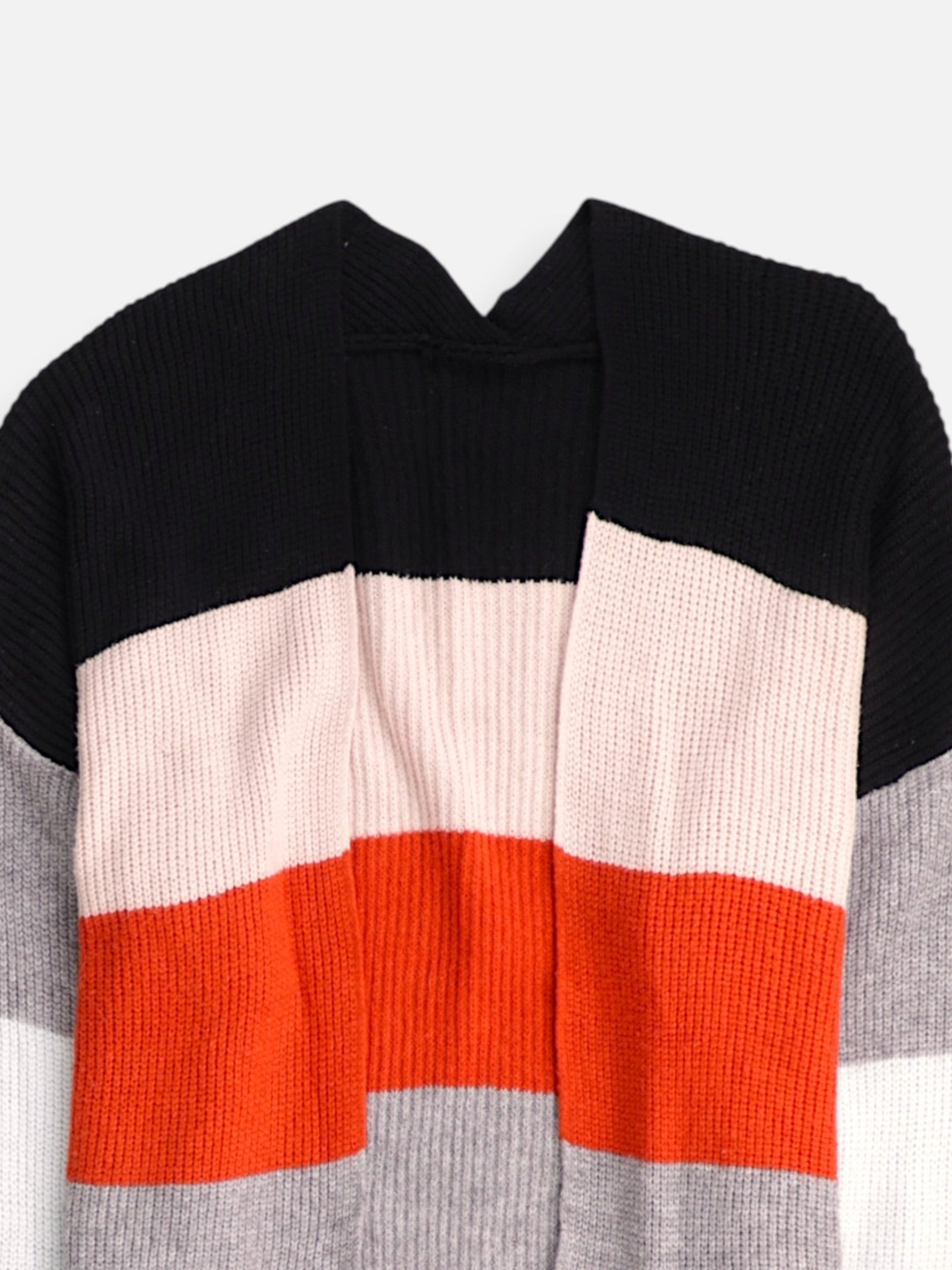 Sueter Cardigan Color Block - Mujer - Medium