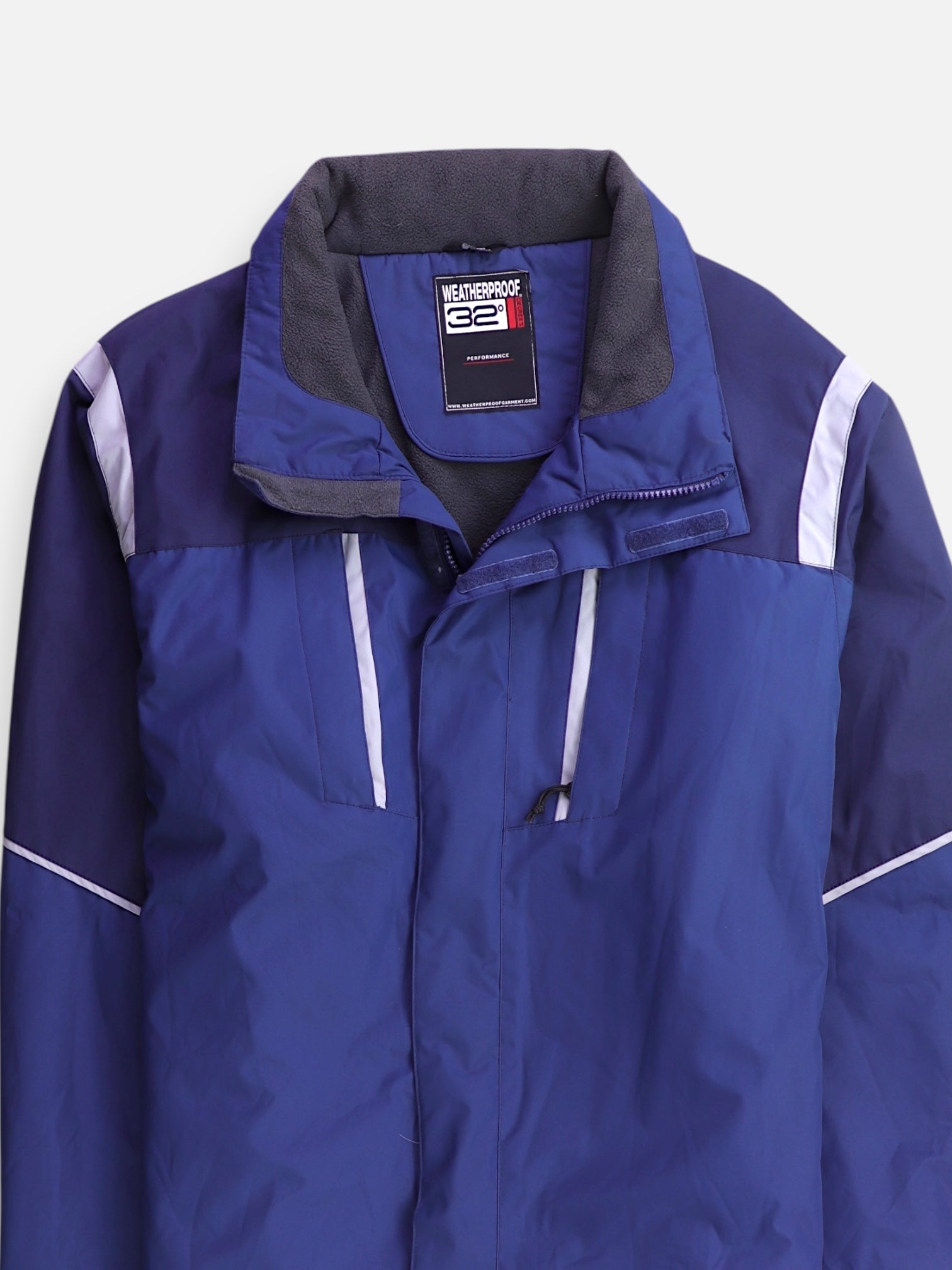 32 HEAT COOL Chaqueta Impermeable Color Block - Hombre - XL