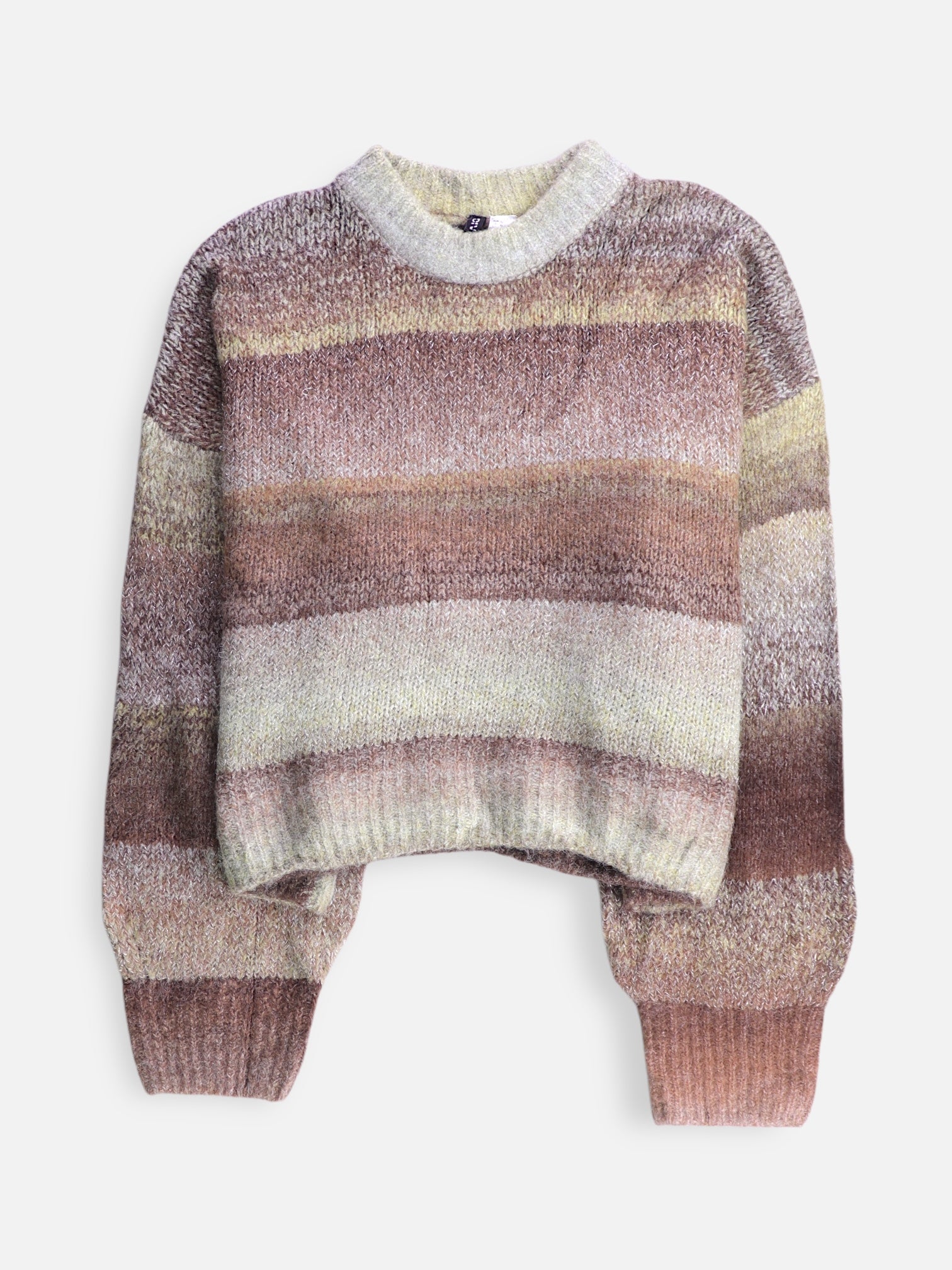 H&M Sueter Knit Color Block - Mujer - Medium
