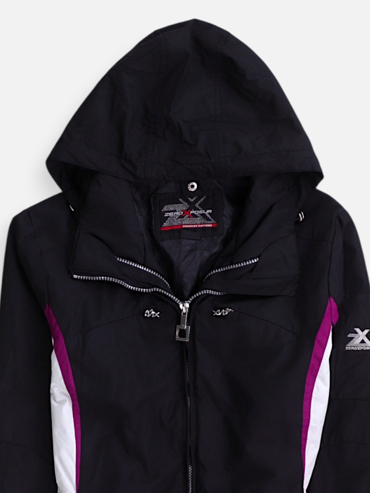 ZERO X POSUR Chaqueta Impermeable Color Block - Mujer - Medium
