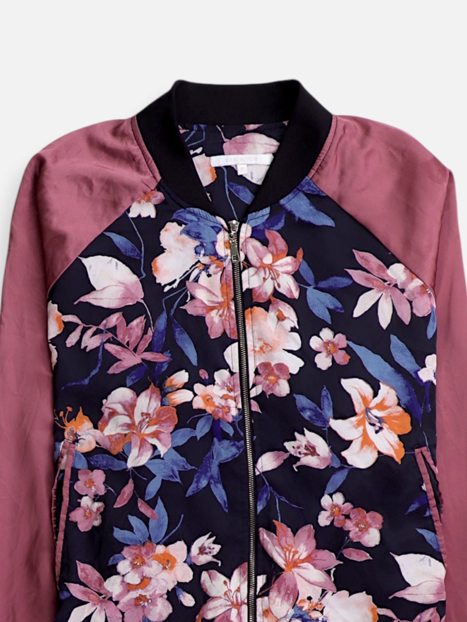 Chaqueta Bomber  Color Block - Mujer - XL