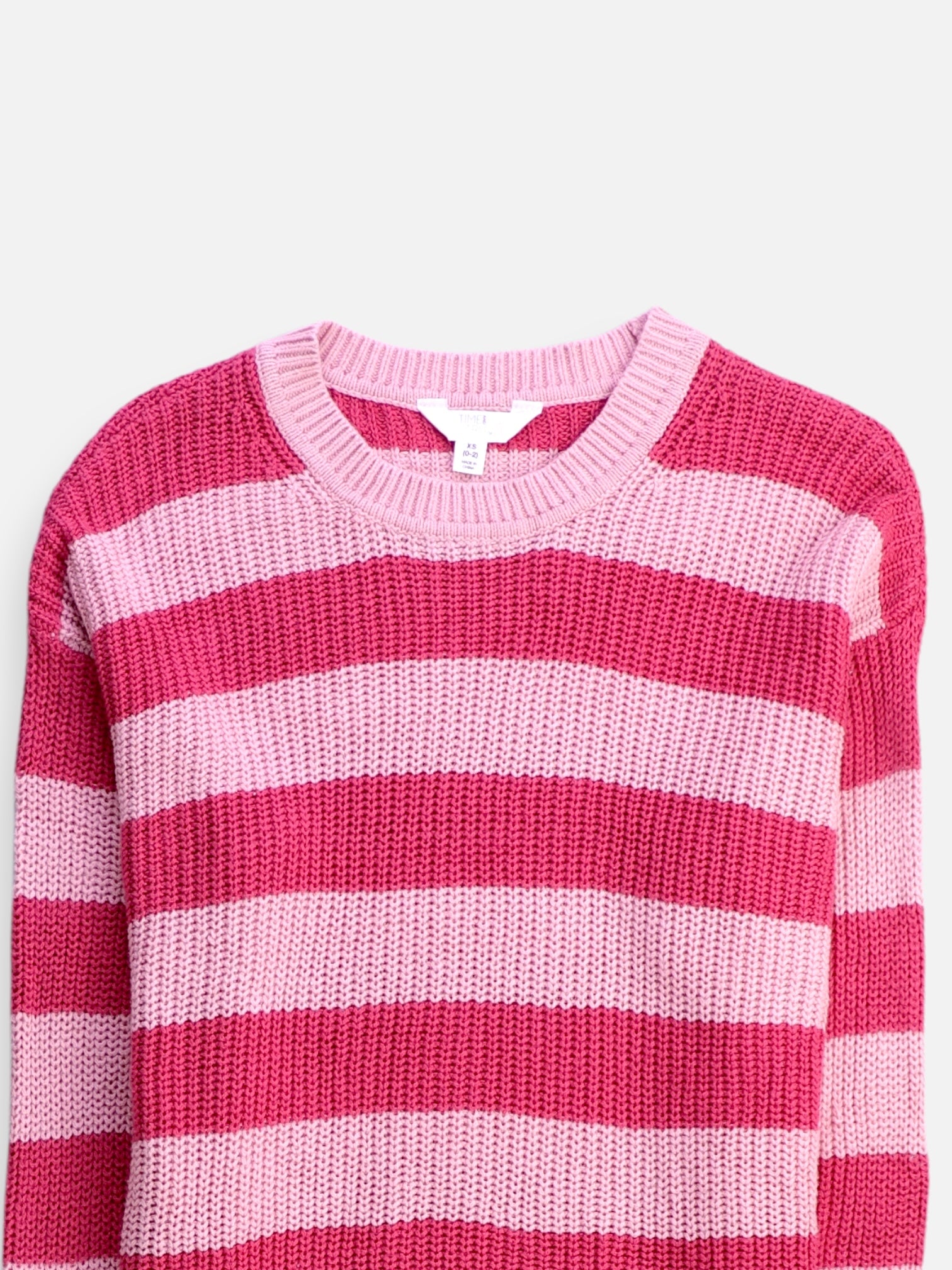 TIME THRU Sueter Knit Color Block - Mujer - XS