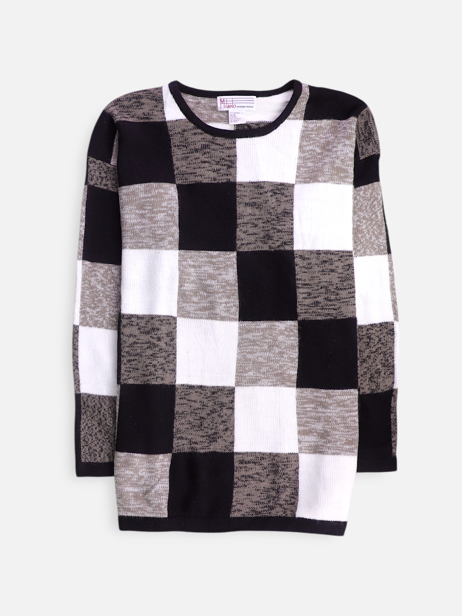 Sueter Knit Color Block - Mujer - Medium