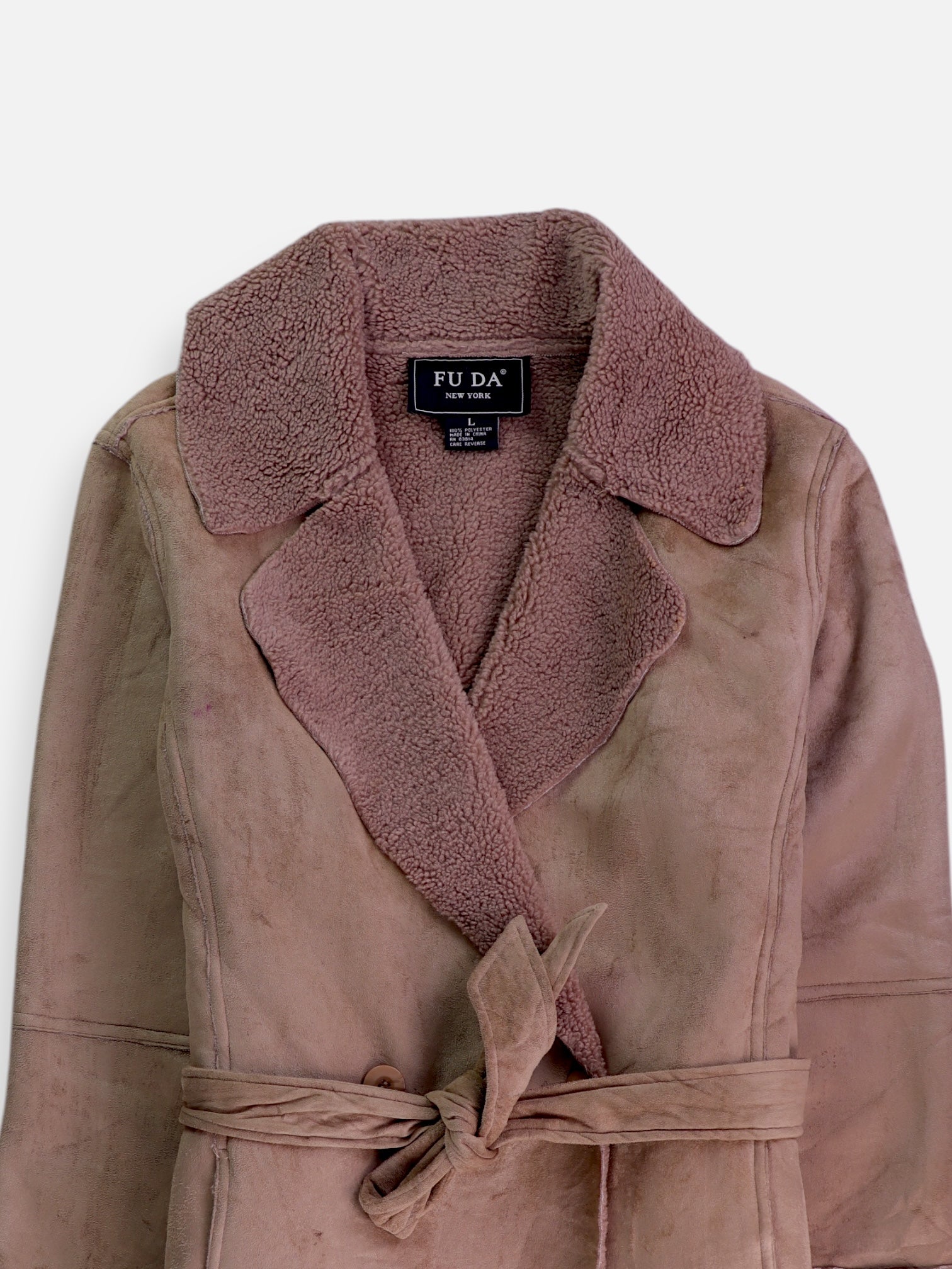 Chaqueta Casual Suede - Mujer - Large