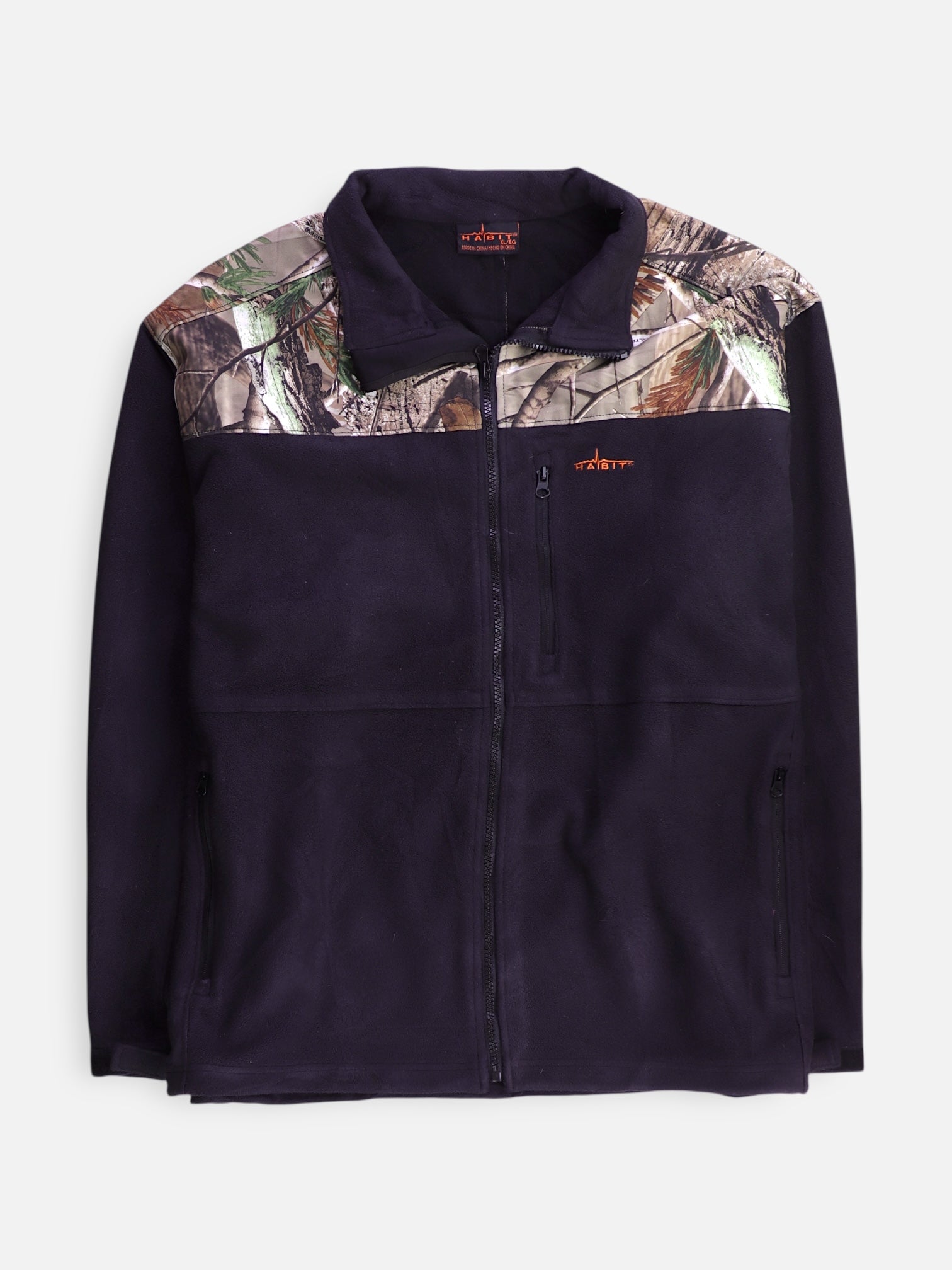 Sueter Fleece Color Block - Hombre - XL