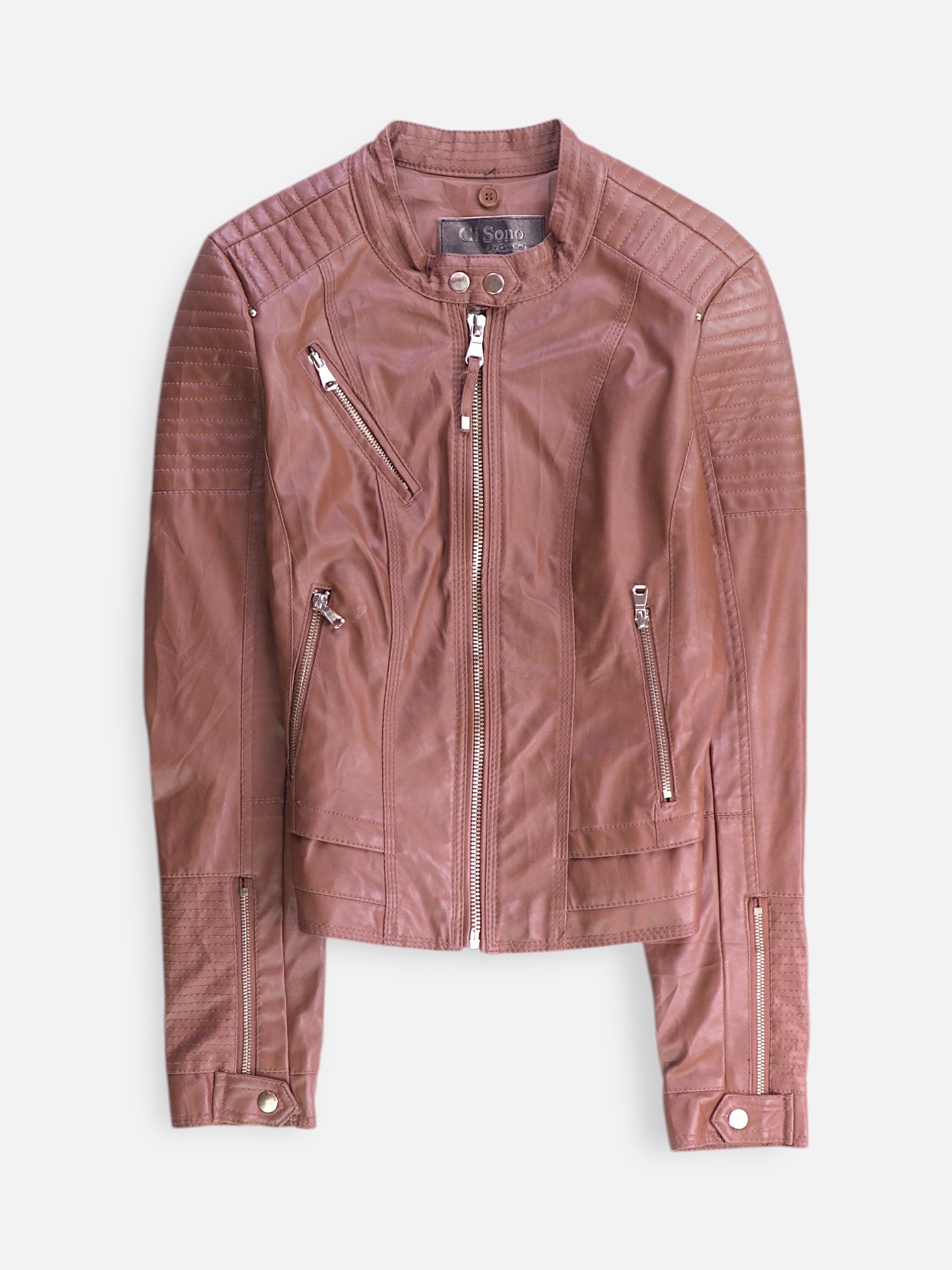 Ci Sono Chaqueta Cuero Basic - Mujer - Medium