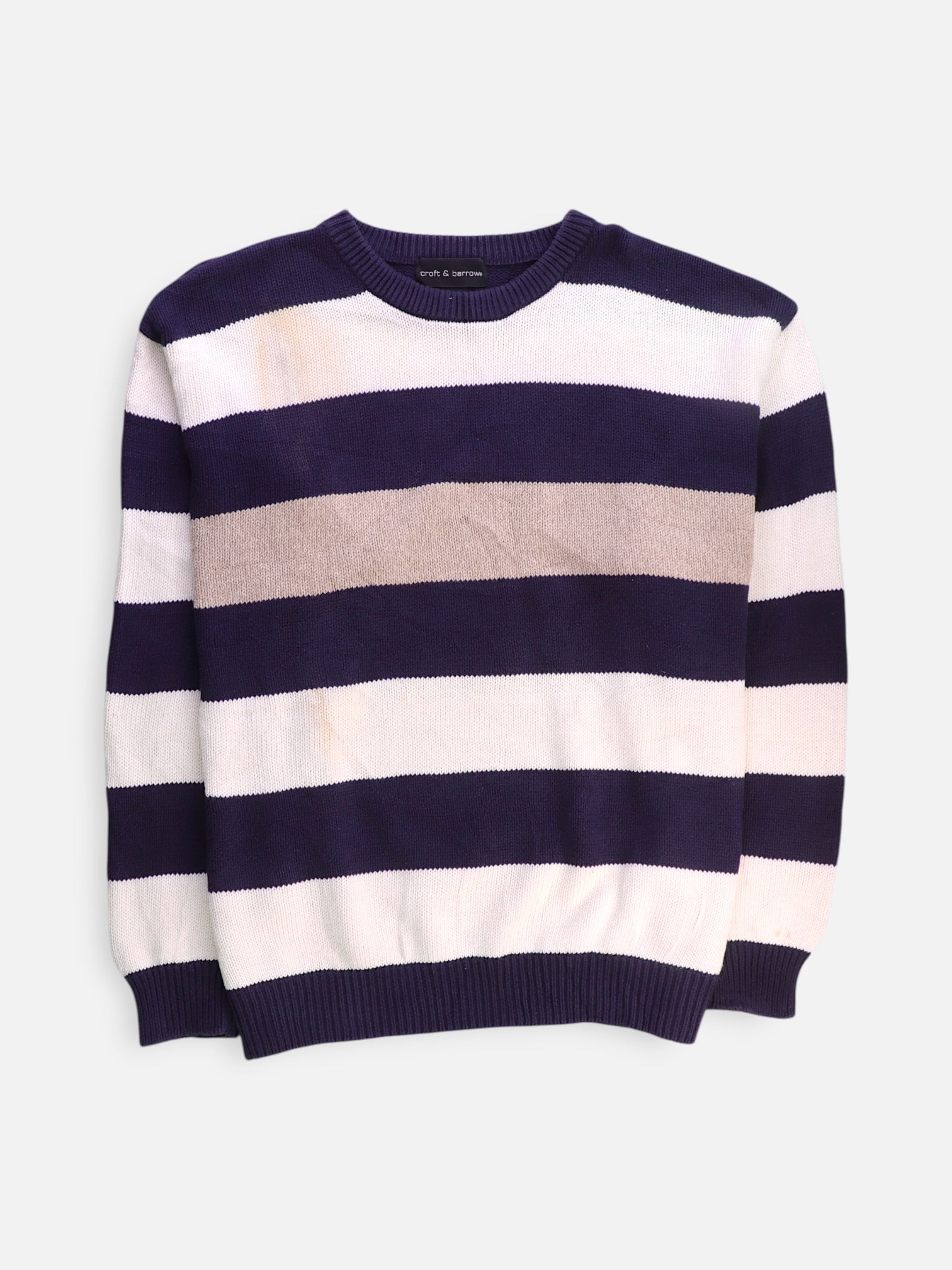 Croft & Barrow Sueter Knit Color Block - Hombre - XL