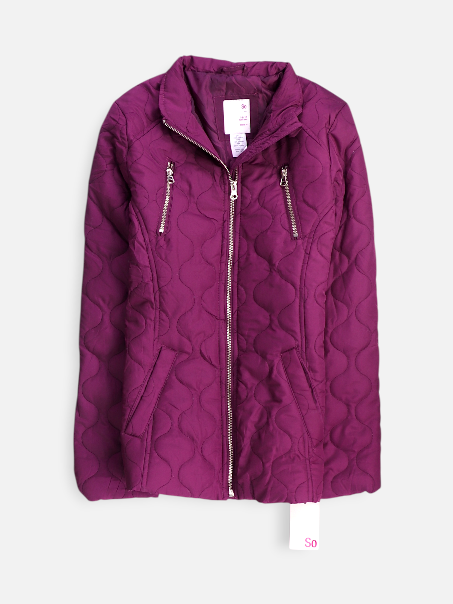 Chaqueta Puffer Fleece - Niña - Small - 14-16Y (Años)