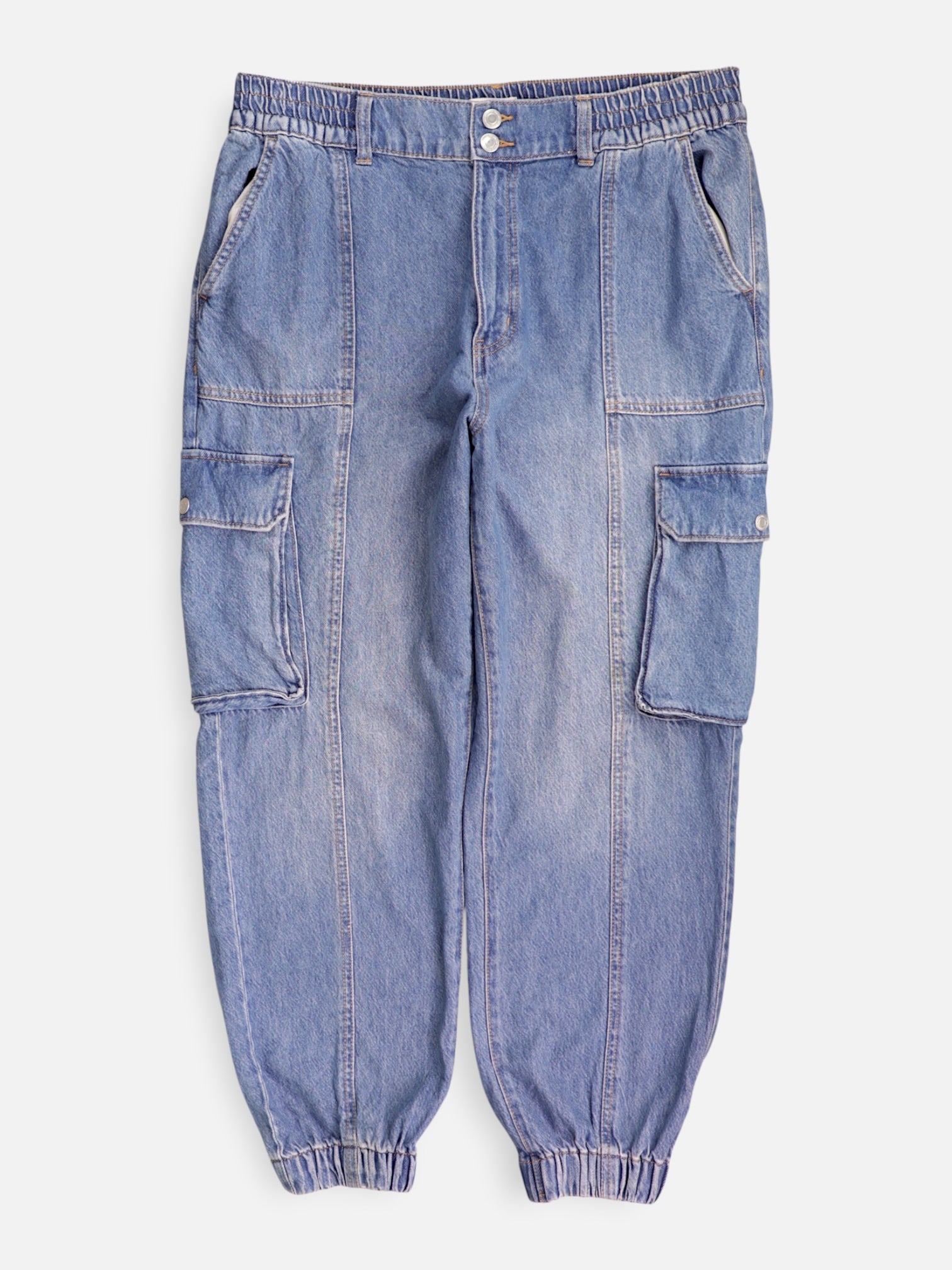 Jean Regular Fit Cargo - Mujer - XL