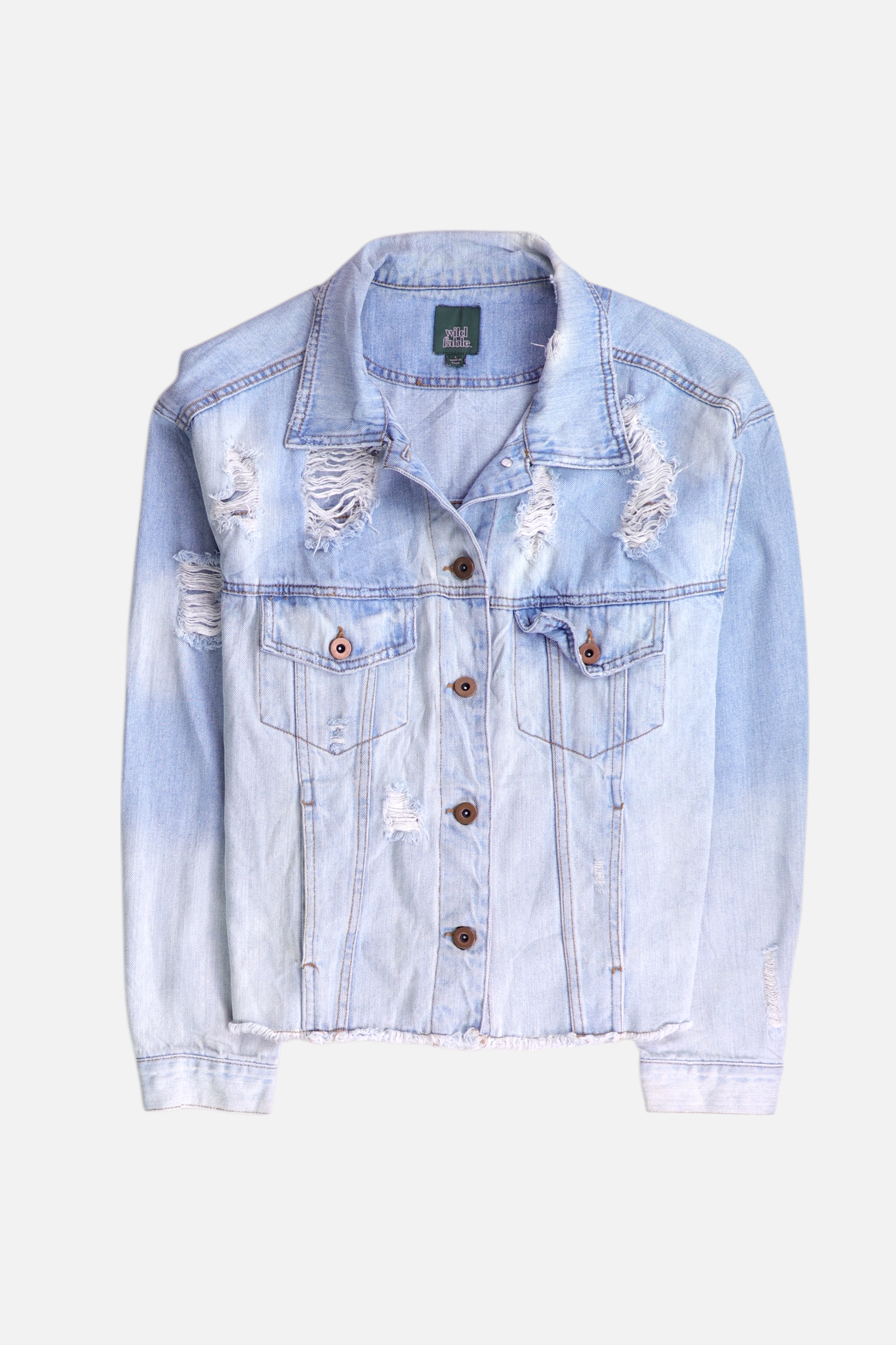 Wild Fable Chaqueta Denim  Basic - Mujer - Large