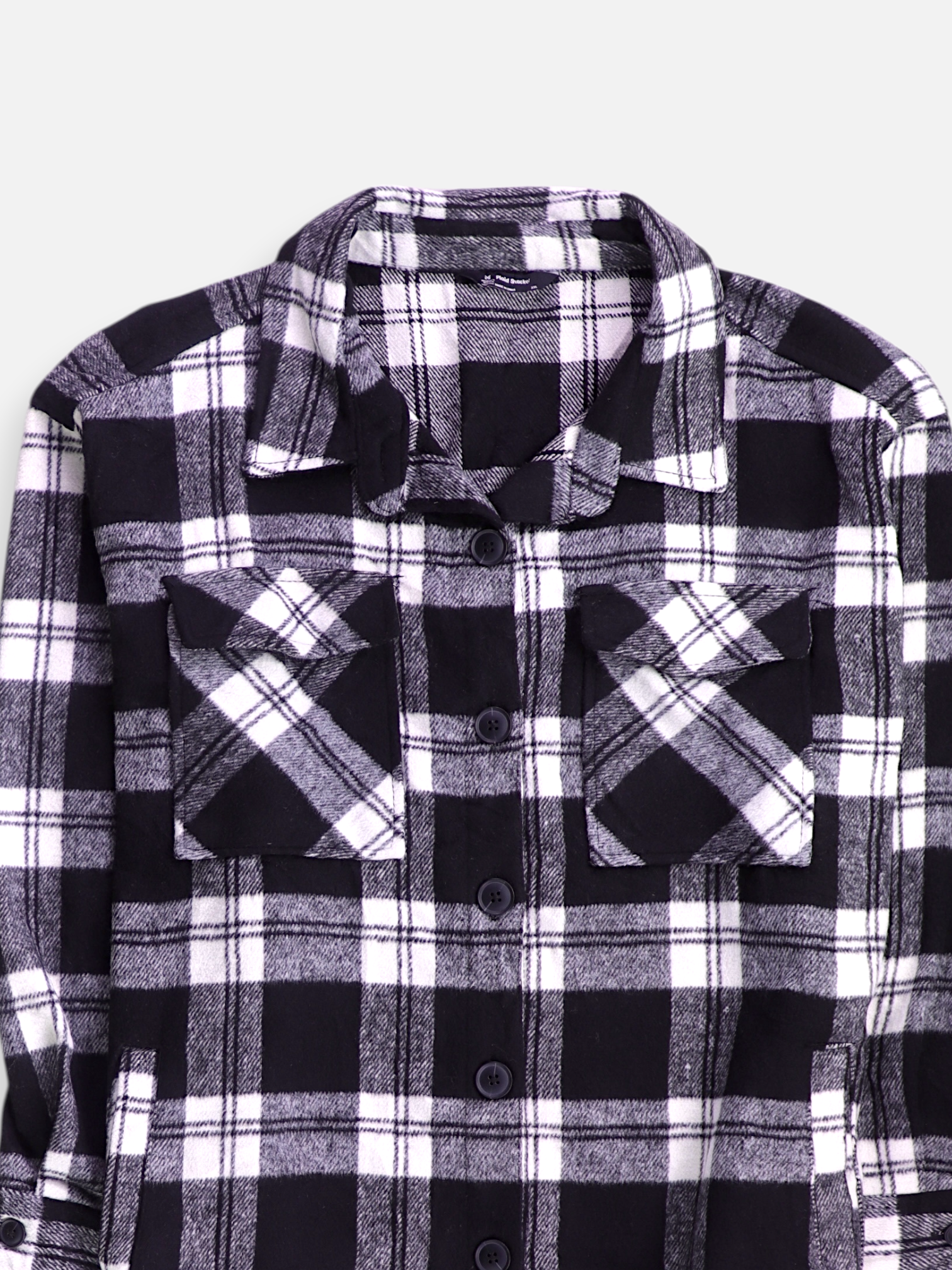 Chaqueta Sobrecamisa Color Block - Mujer - 2XL