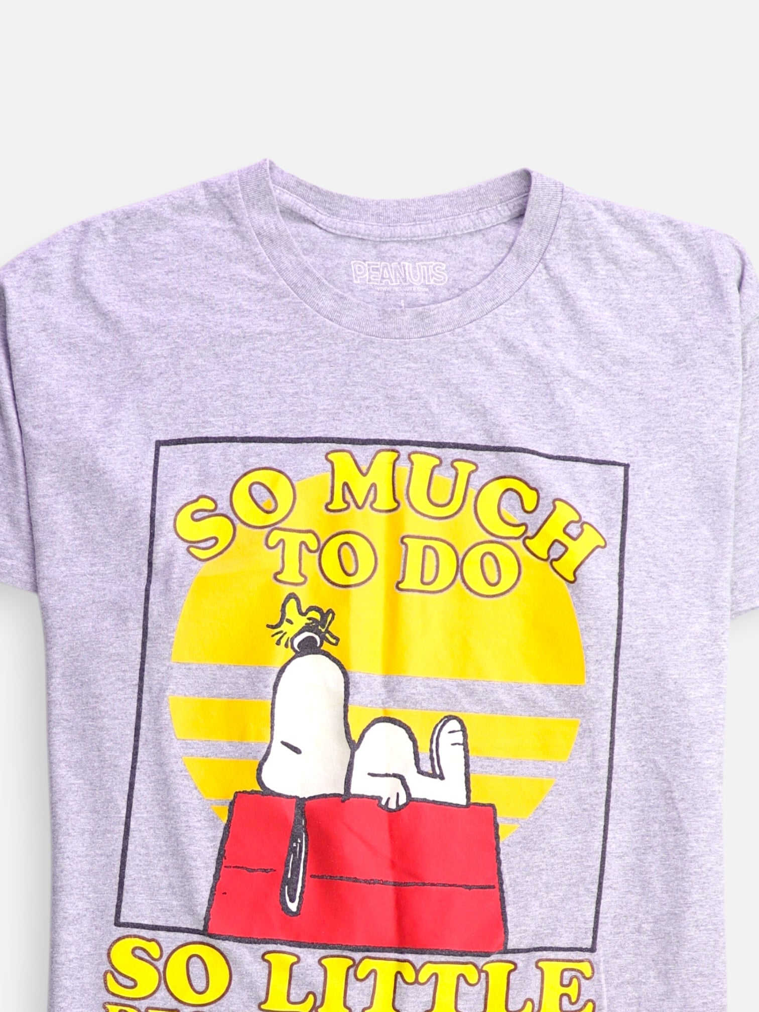 PEANUTS Camiseta Grafica - Hombre - Large