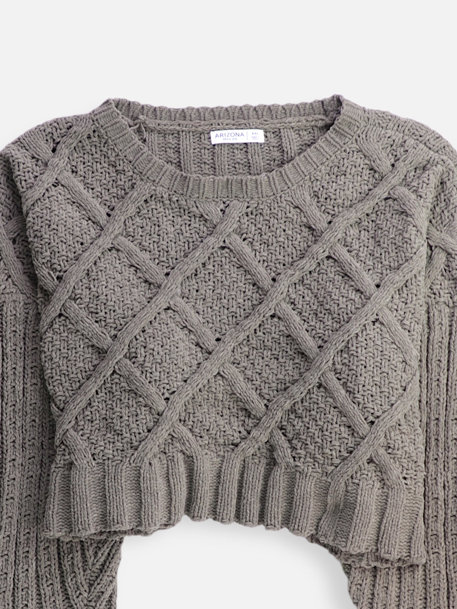 ARIZONA Sueter Knit Crop Top - Mujer - 2XL
